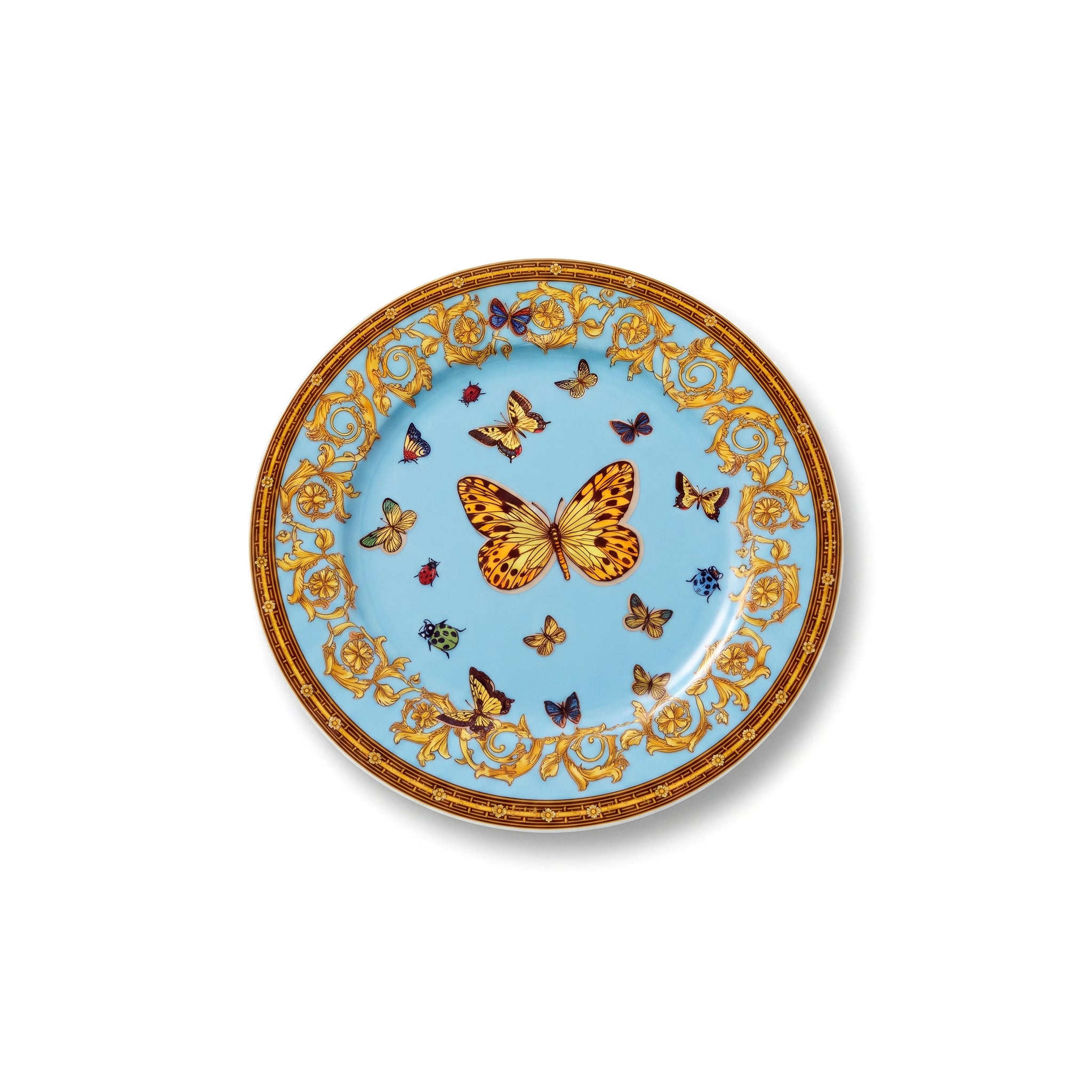 B/C 18-Pieces Bone China Plate Sets
