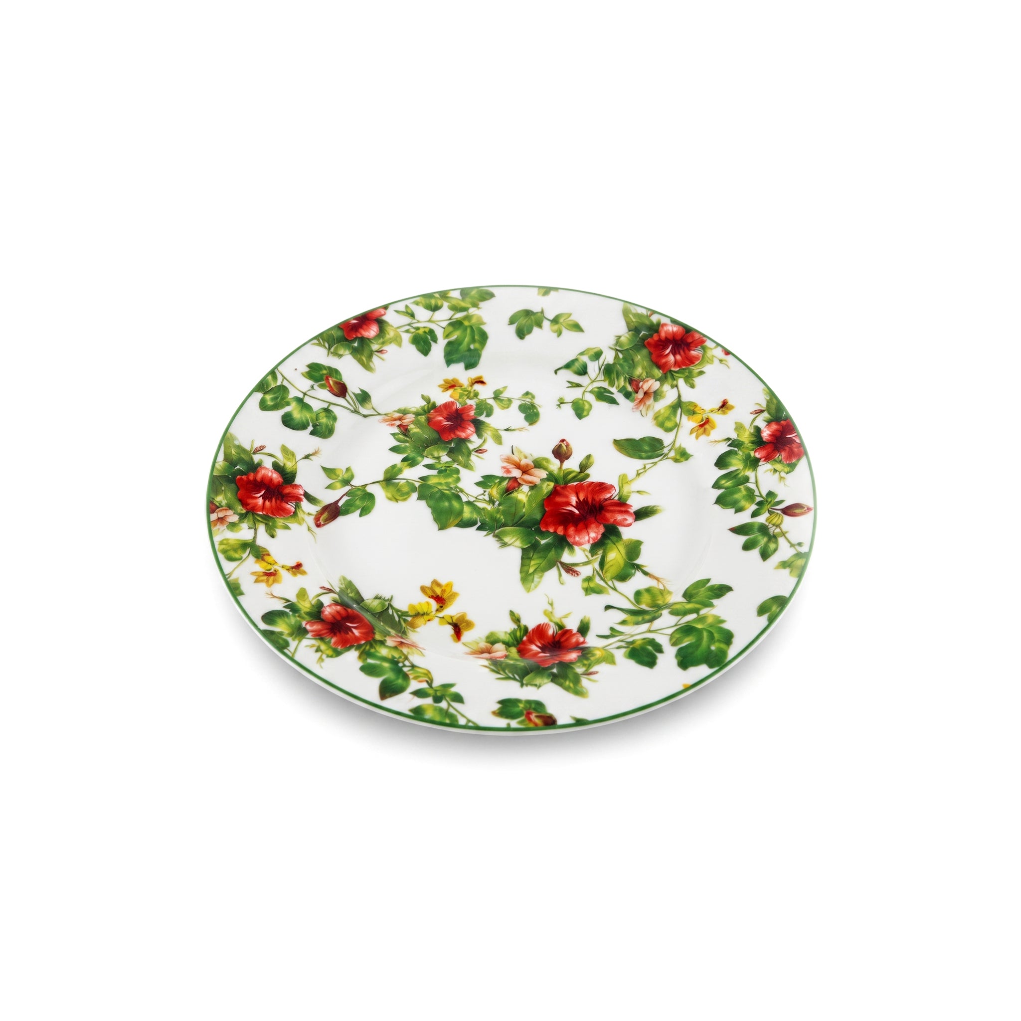 B/C 18-Pieces Bone China Plate Sets