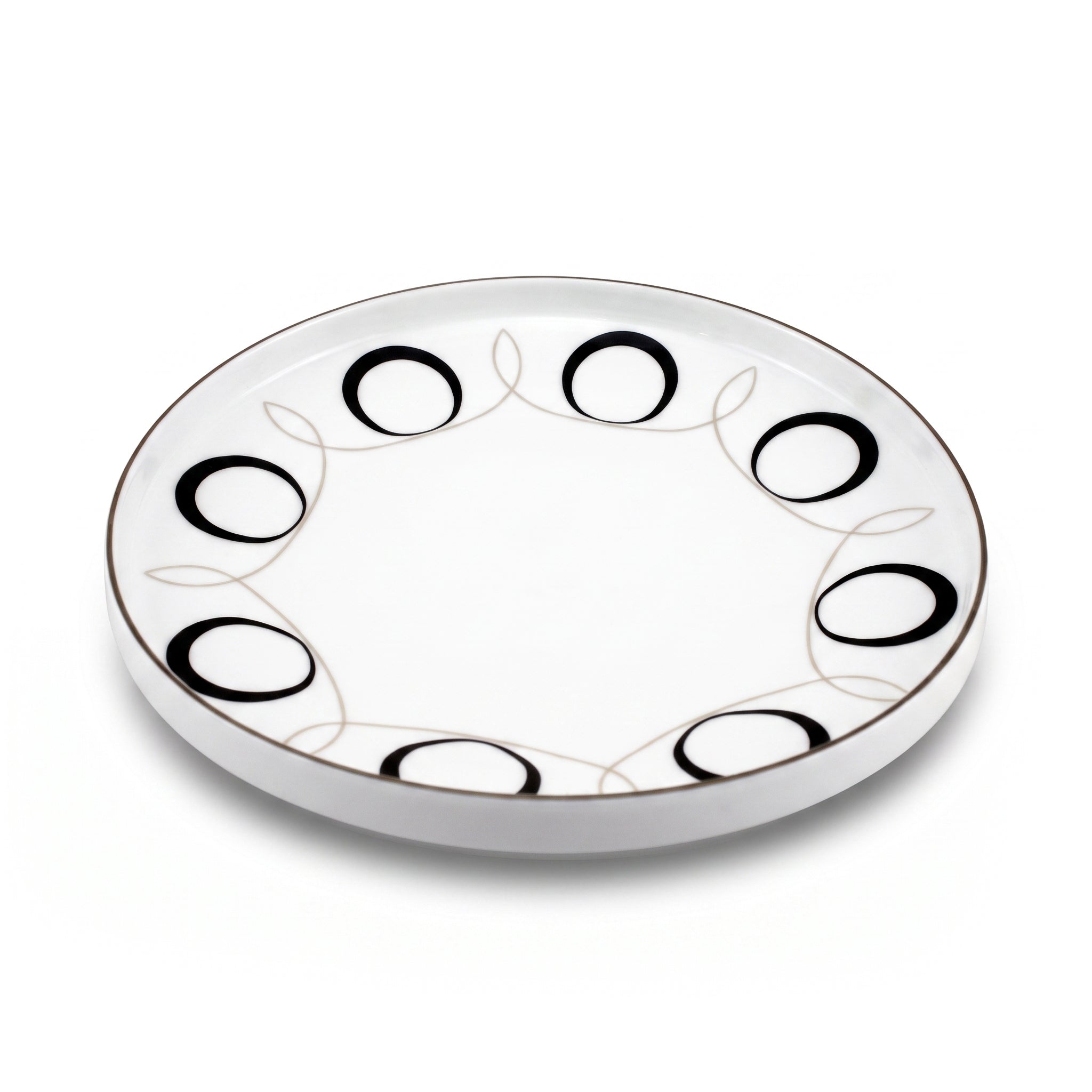 LUSTRA 24-Pieces Bonne China Plate Sets