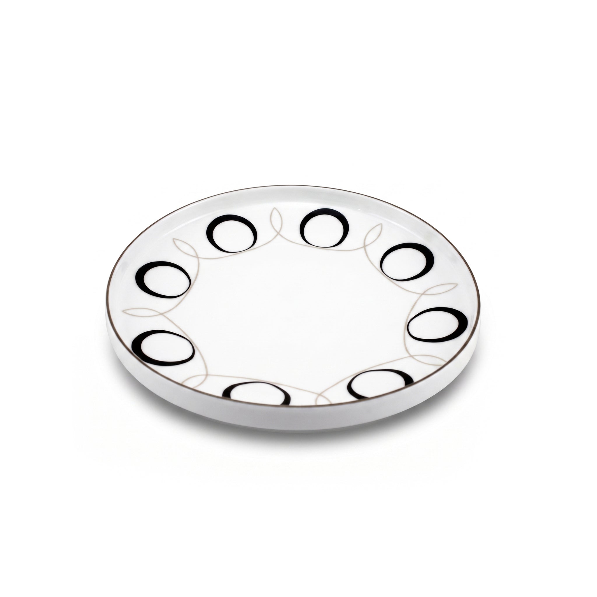 LUSTRA 24-Pieces Bonne China Plate Sets