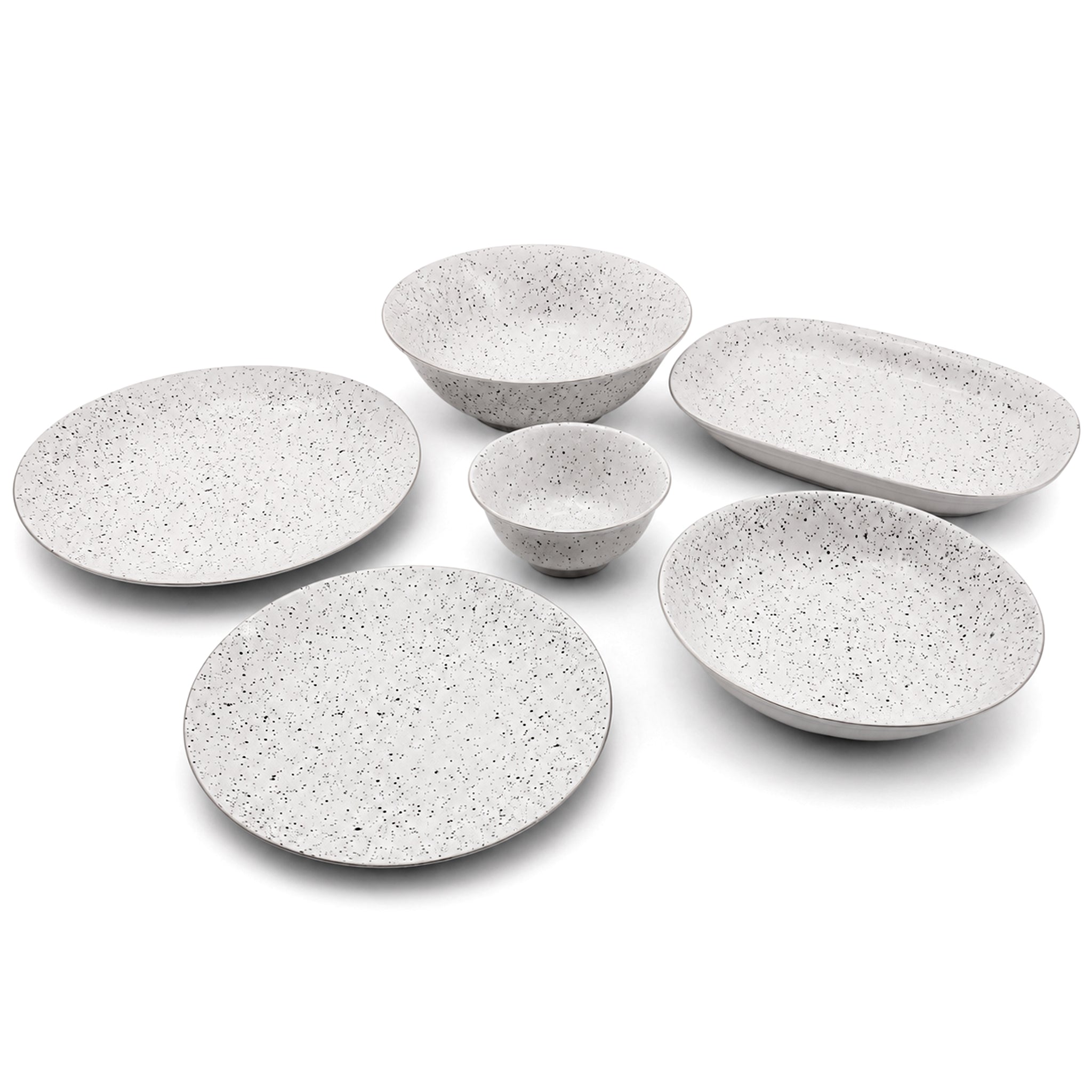 Danny Home 26-Pieces Bonne China Plate Sets