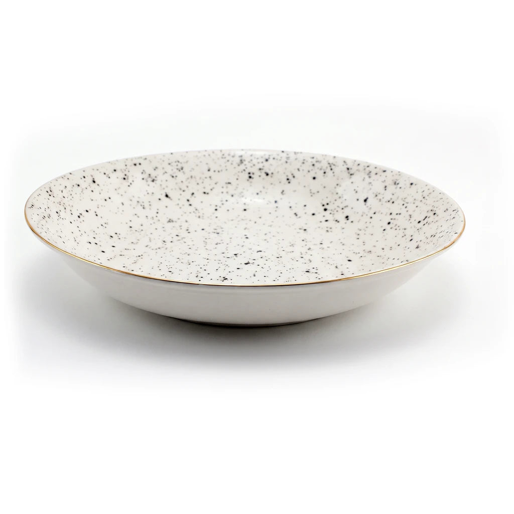 Danny Home 28-Piece Ceramic Dinner Set – Scandinavian Speckle