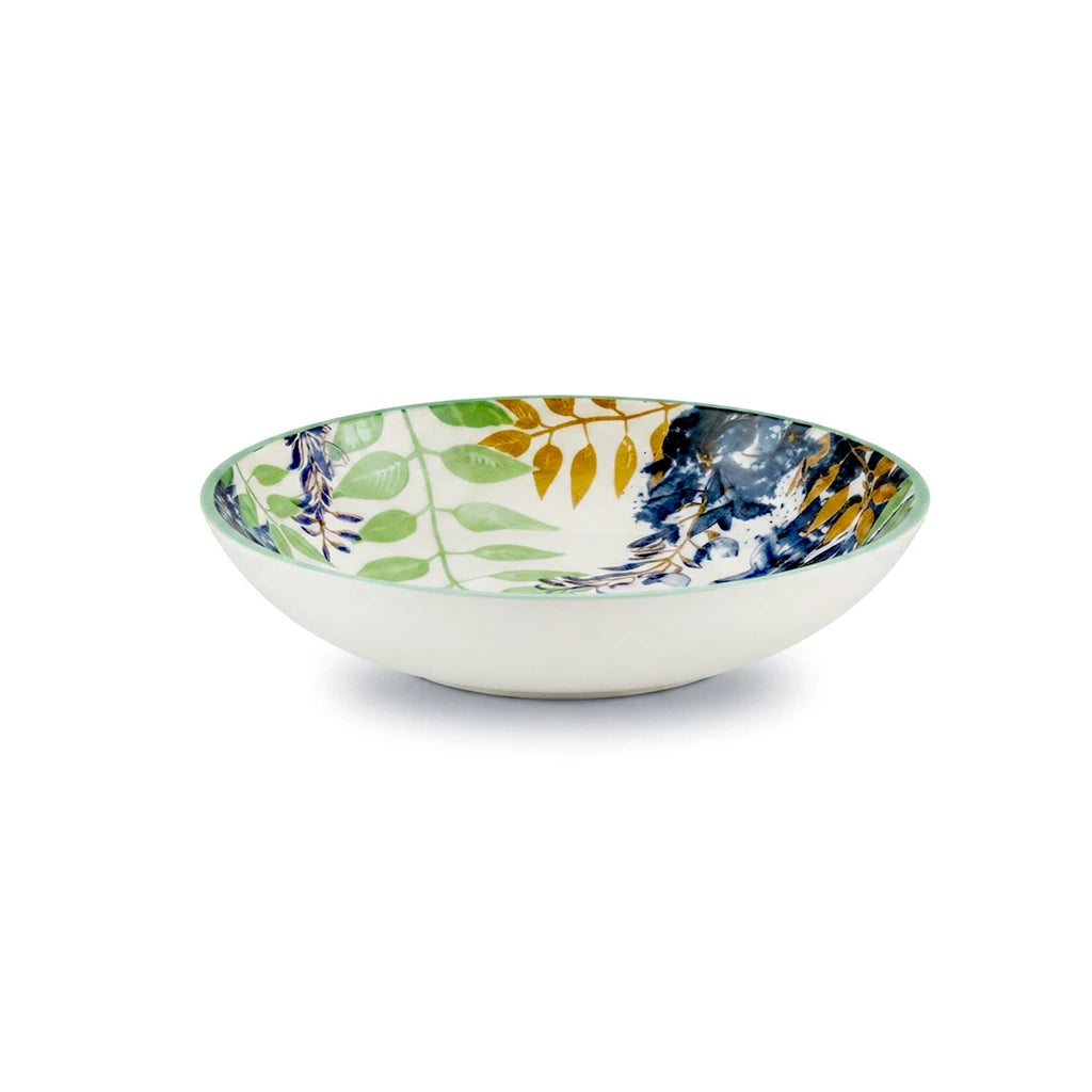 Danny Home 38-Piece Ceramic Dinner Set – Indigo Floral