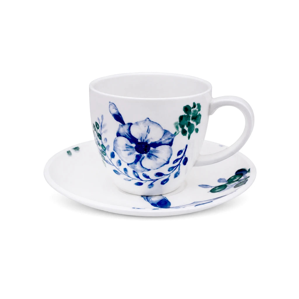 Danny Home 38-Piece Ceramic Dinner Set – Sapphire Bloom