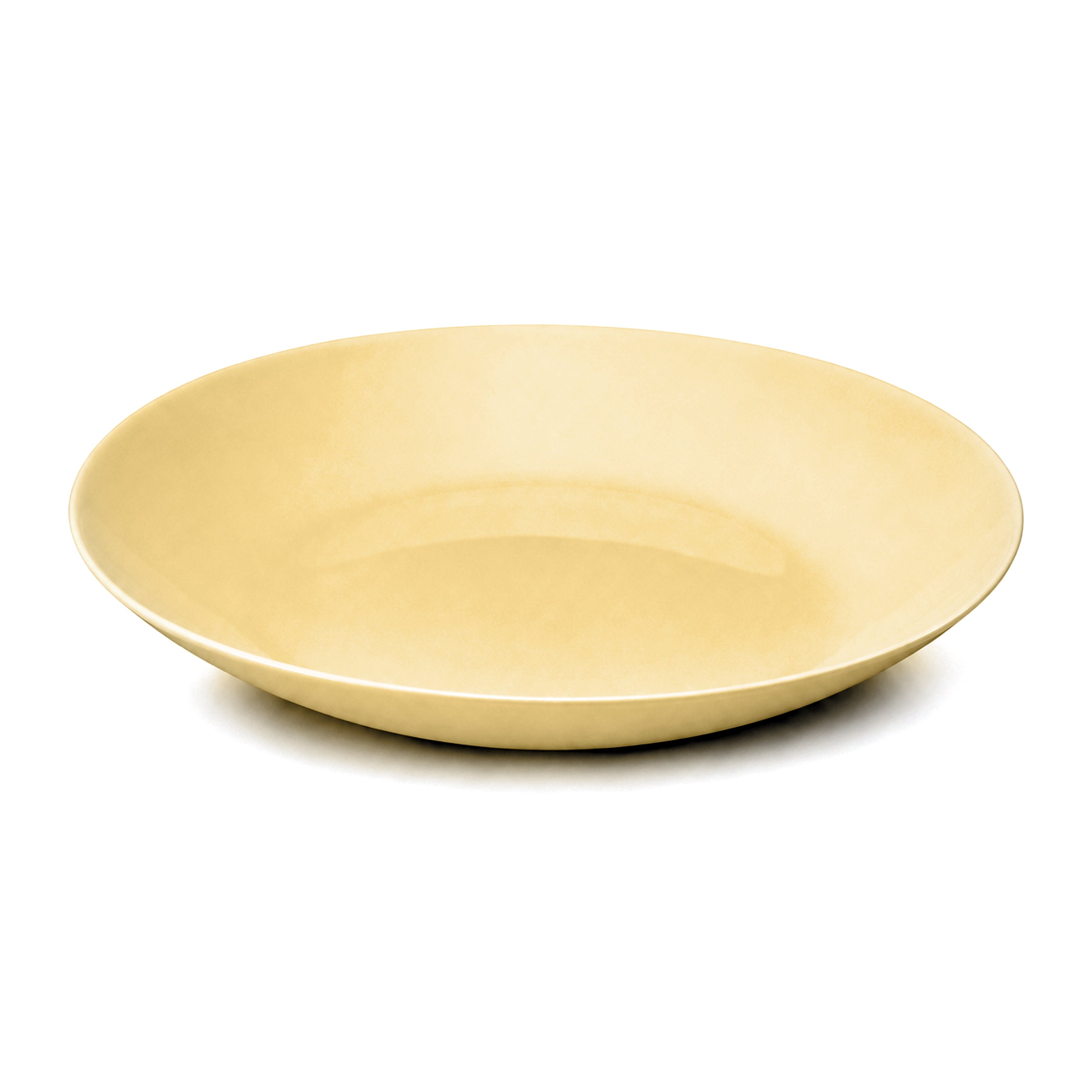 Jade 8-inhces Yellow Marble Soup Dinner Plate