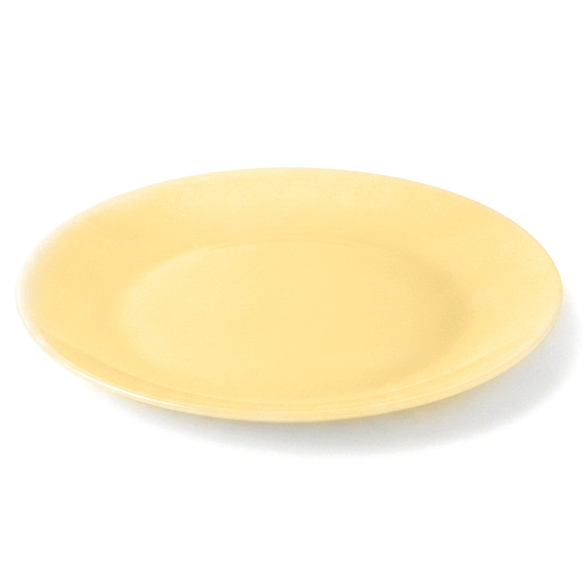 Jade Yellow Marble Flat Dinner Plates