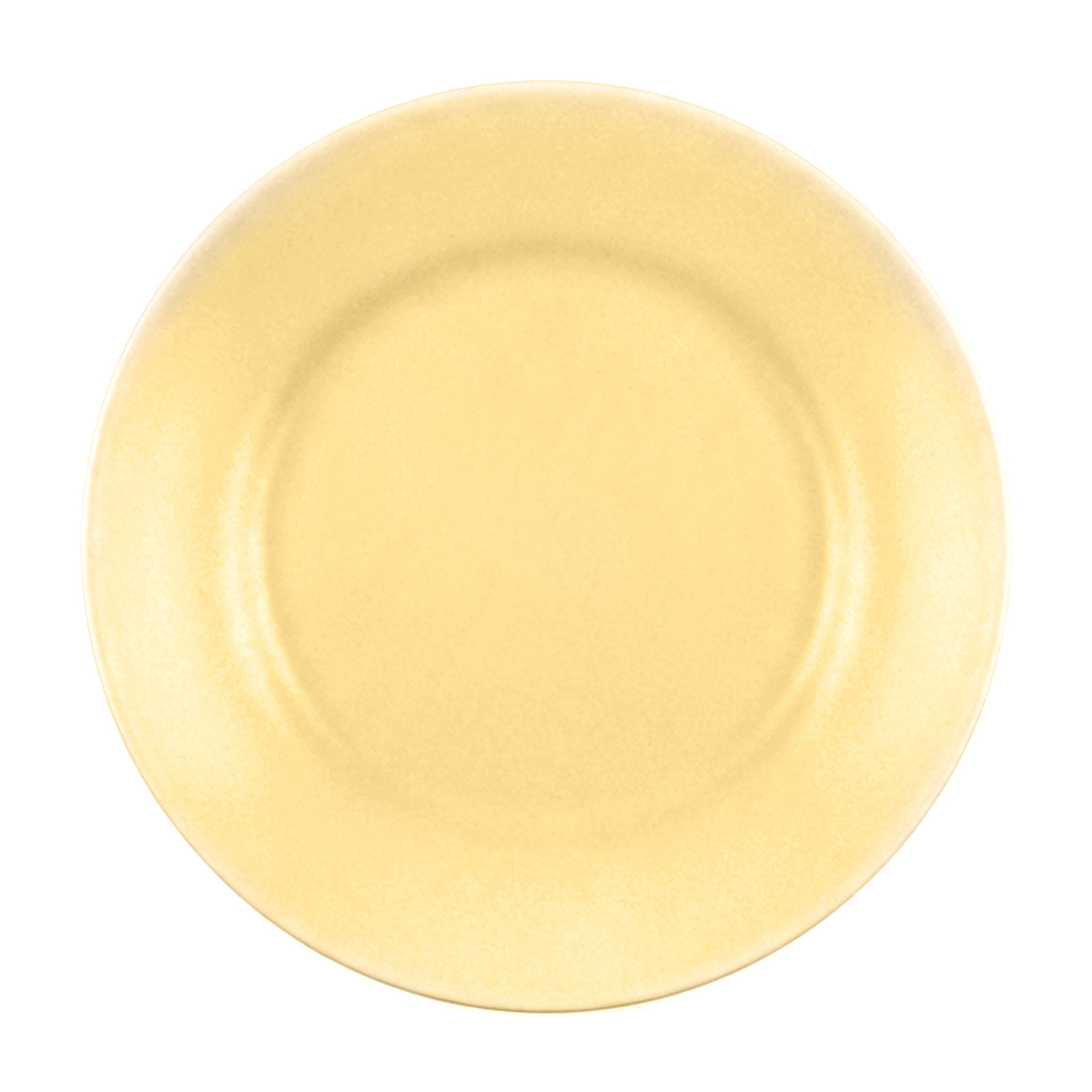 Jade Yellow Marble Flat Dinner Plates