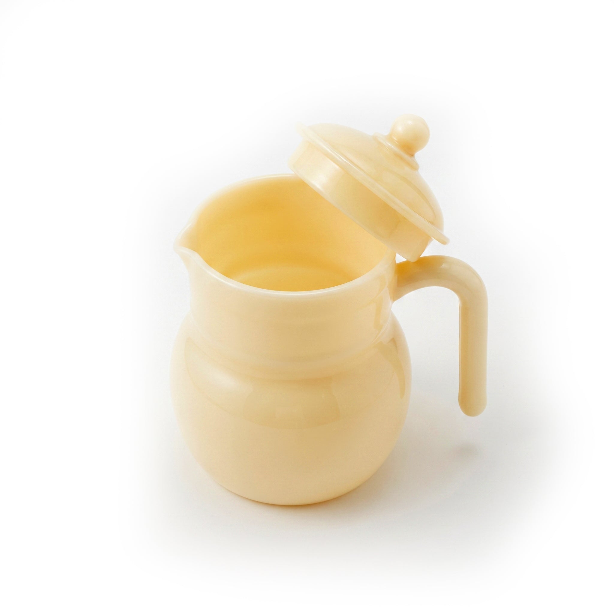 Jade 1.4-Liter Yellow Marble Tea Pot With Lid