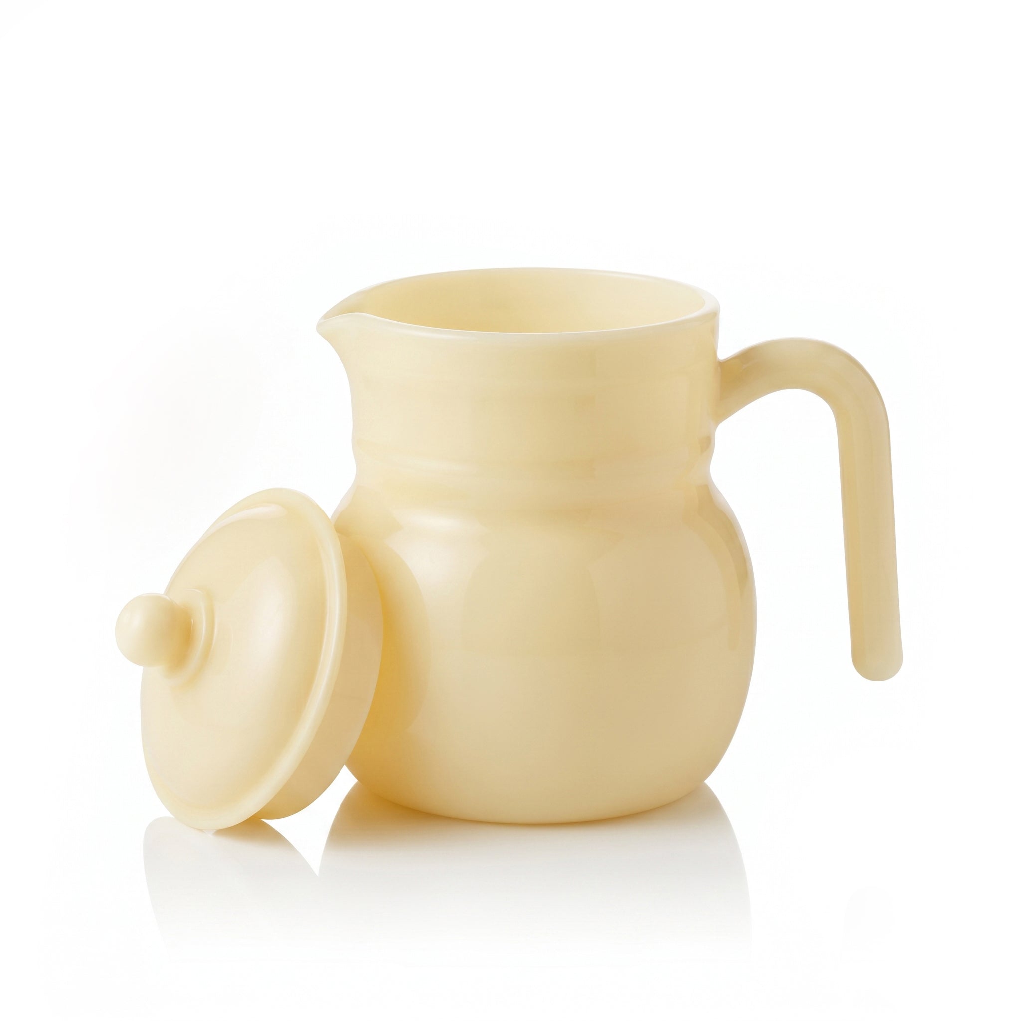Jade 1.4-Liter Yellow Marble Tea Pot With Lid