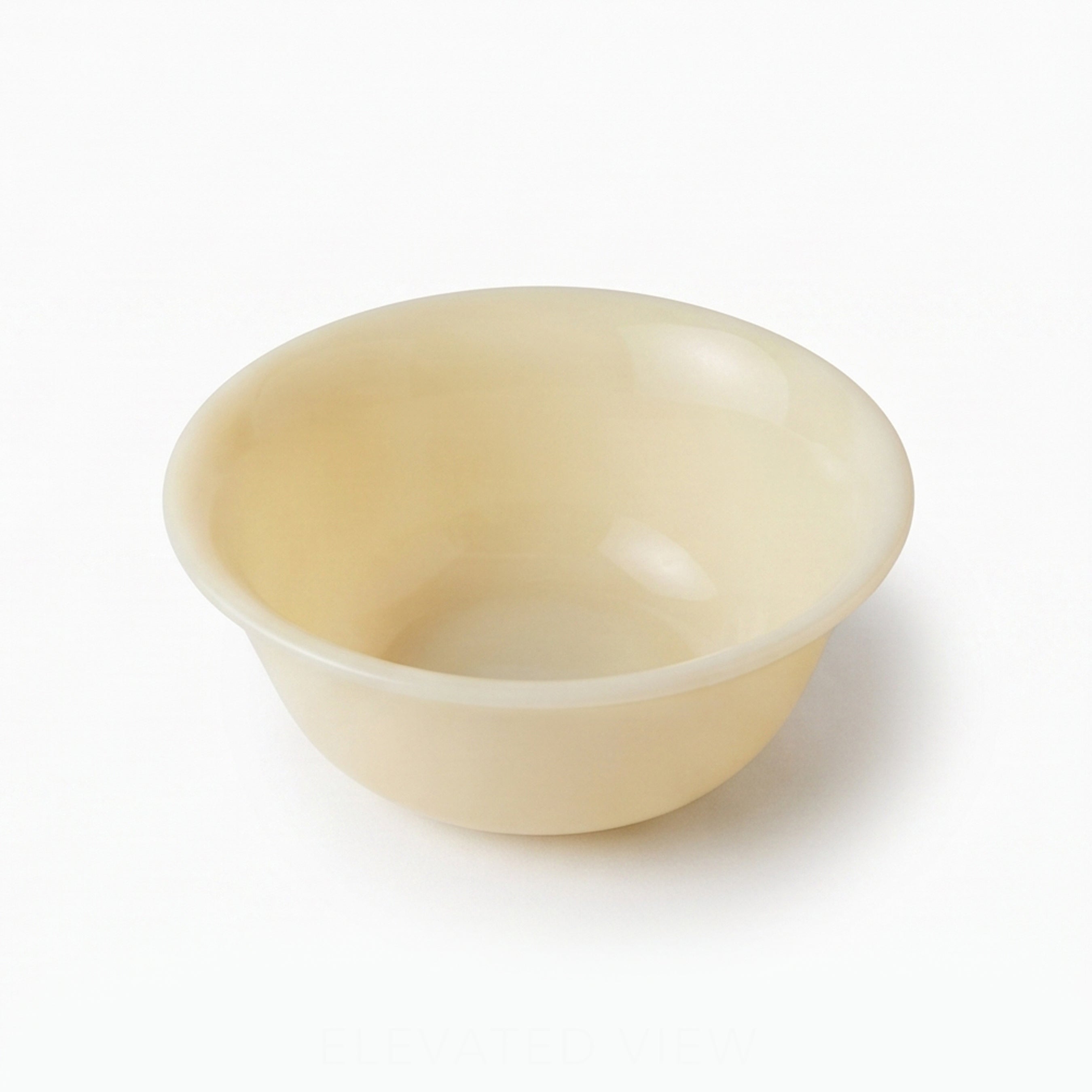 Jade 5-Inch Yellow Marble Sweet Bowl