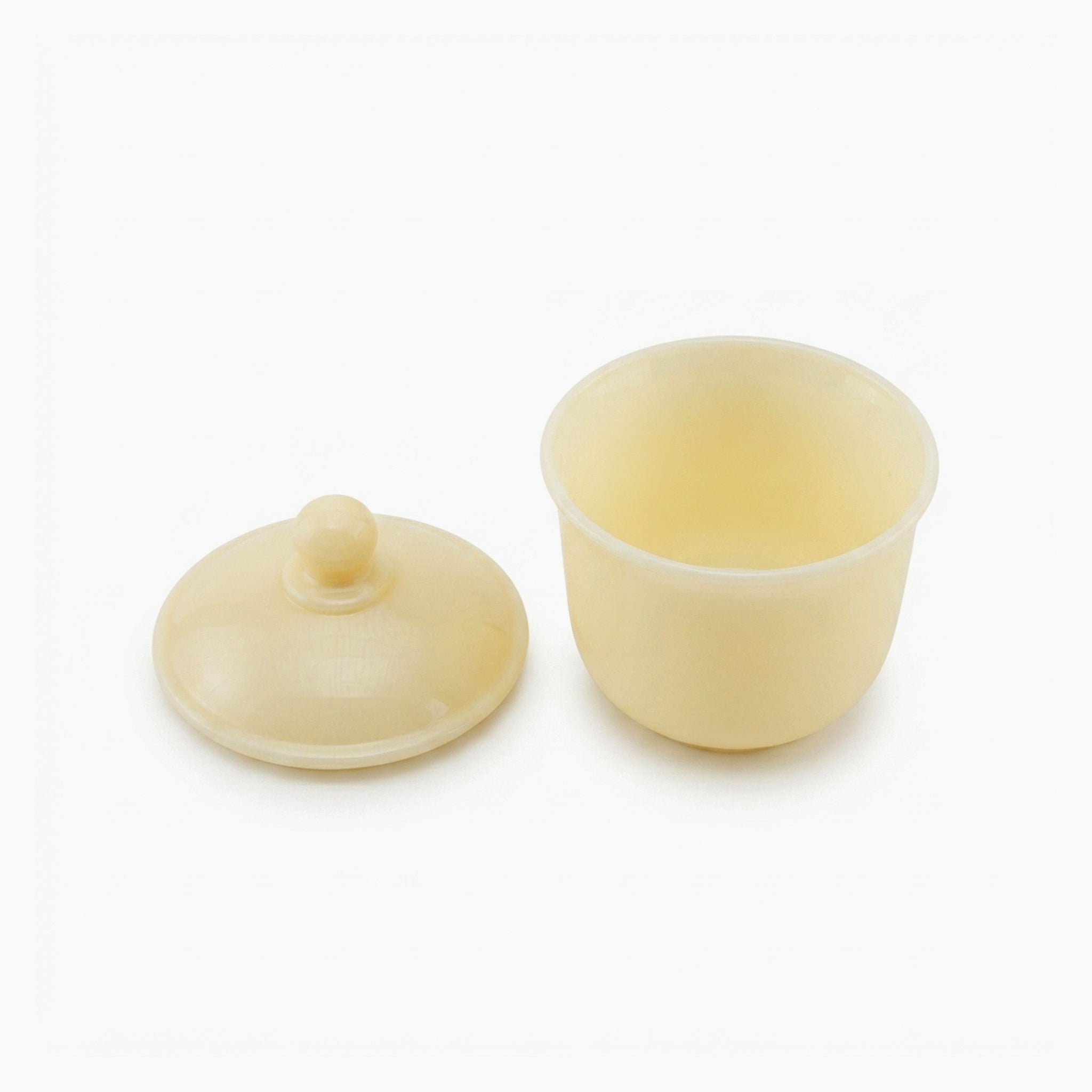 Jade 200 ML Yellow Marble Sugar Pot