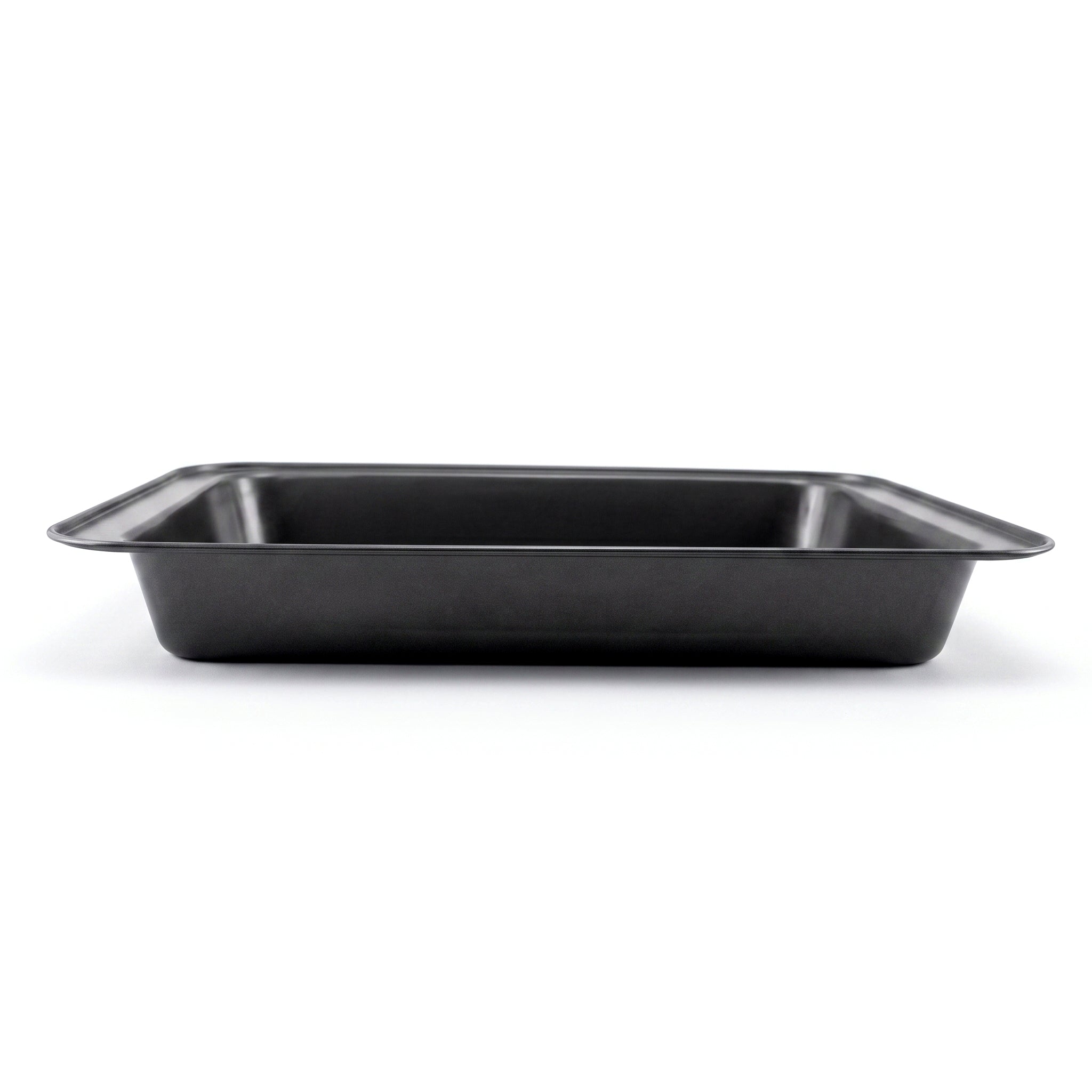 Kings Black Rectangular Metal Baking Trays