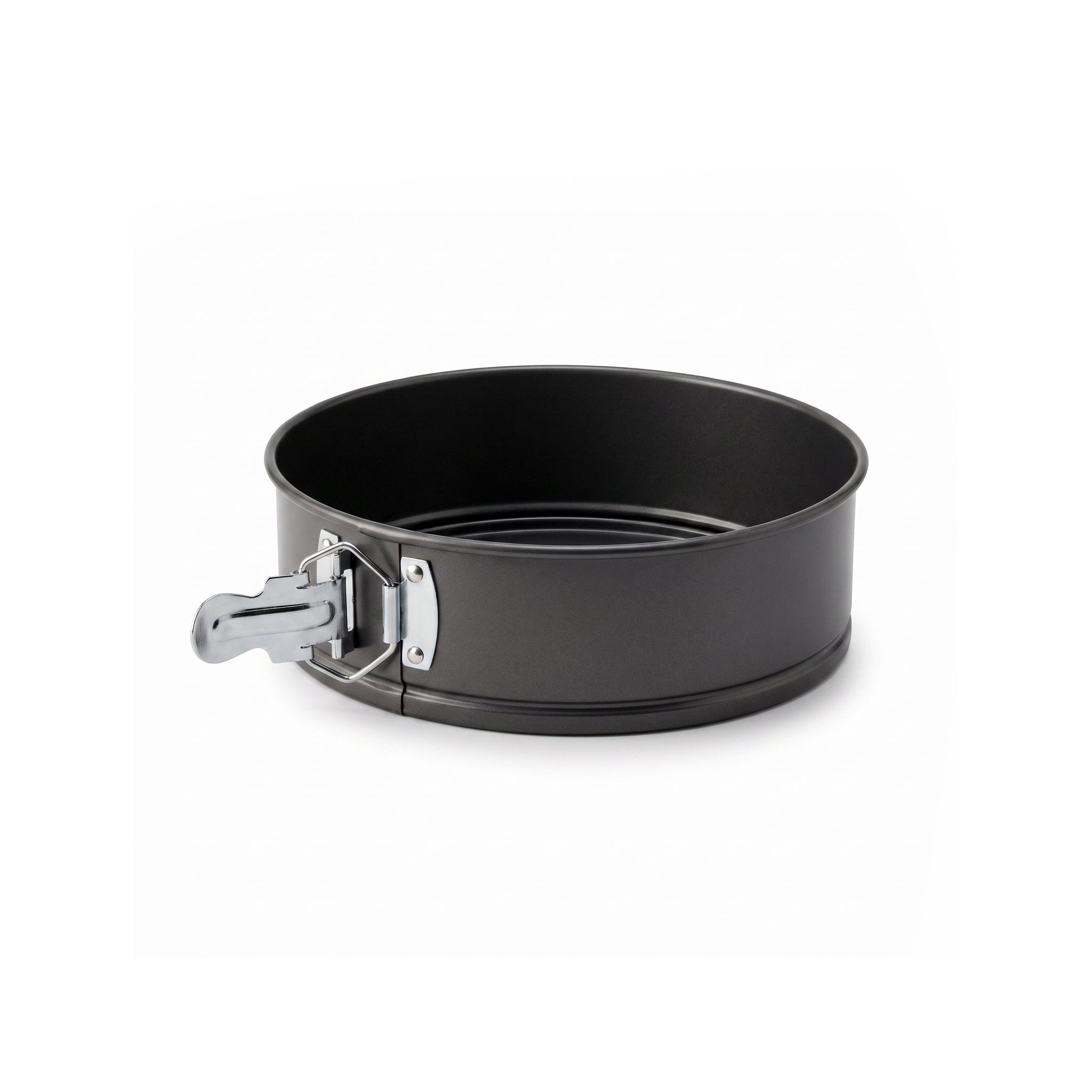 Kings Black Metal Round Cake Moulds