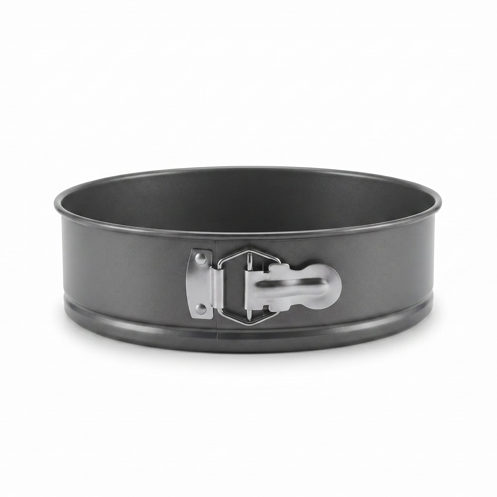 Kings Black Metal Round Cake Moulds