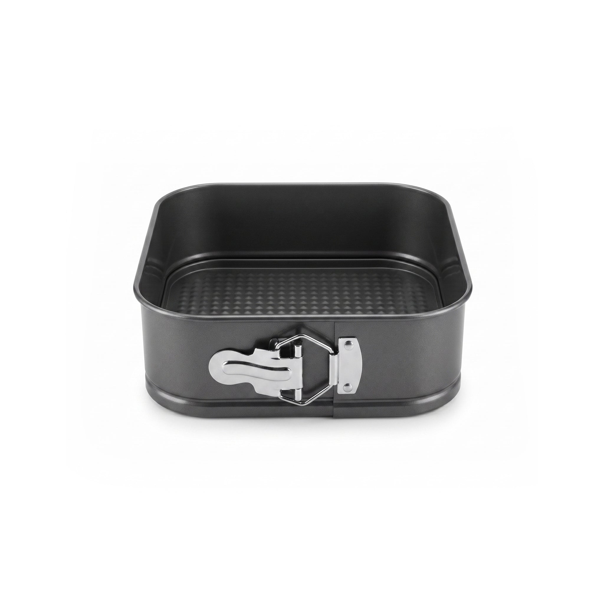 Kings 20 cm, 22 cm,  24 cm Black Metal Square Cake Moulds