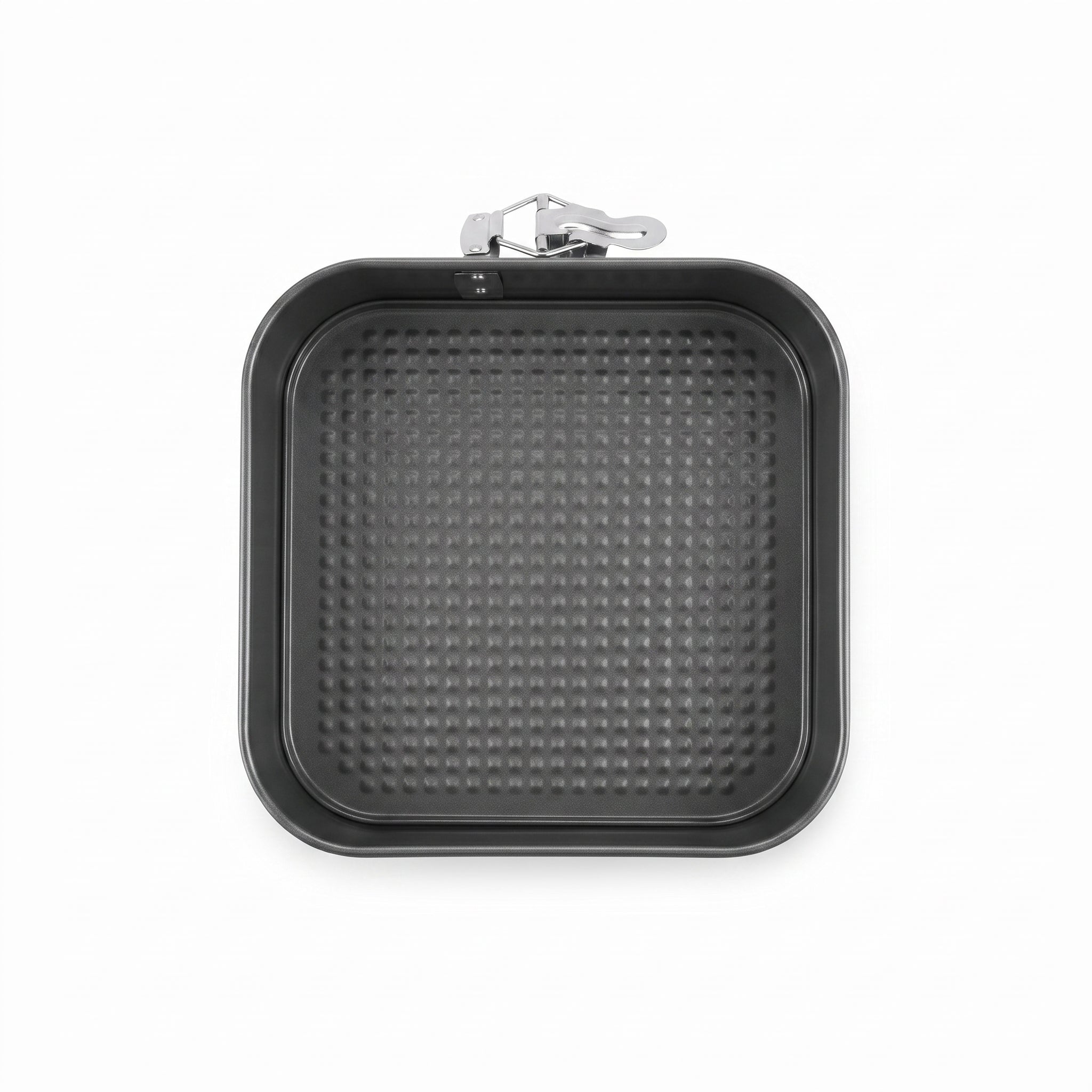 Kings 20 cm, 22 cm,  24 cm Black Metal Square Cake Moulds