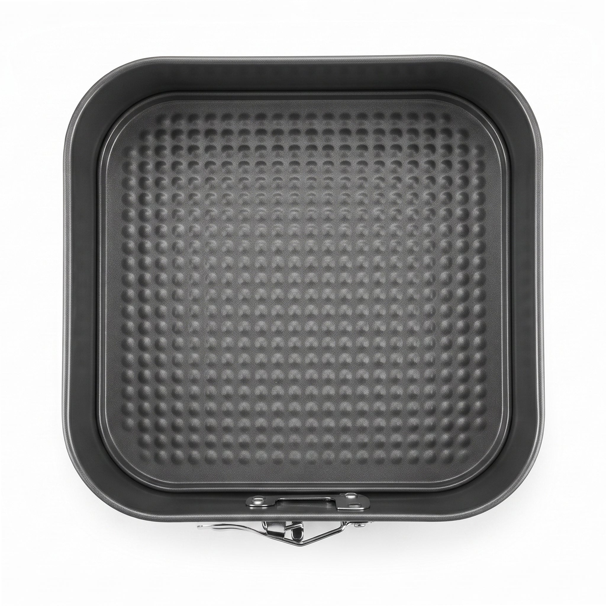 Kings 20 cm, 22 cm,  24 cm Black Metal Square Cake Moulds