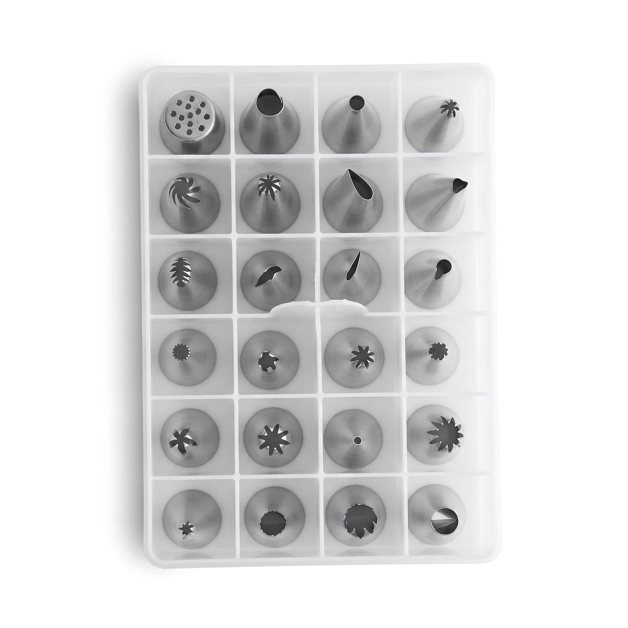Crest 24-Pieces Stainless Steel Icing Nozzles Set