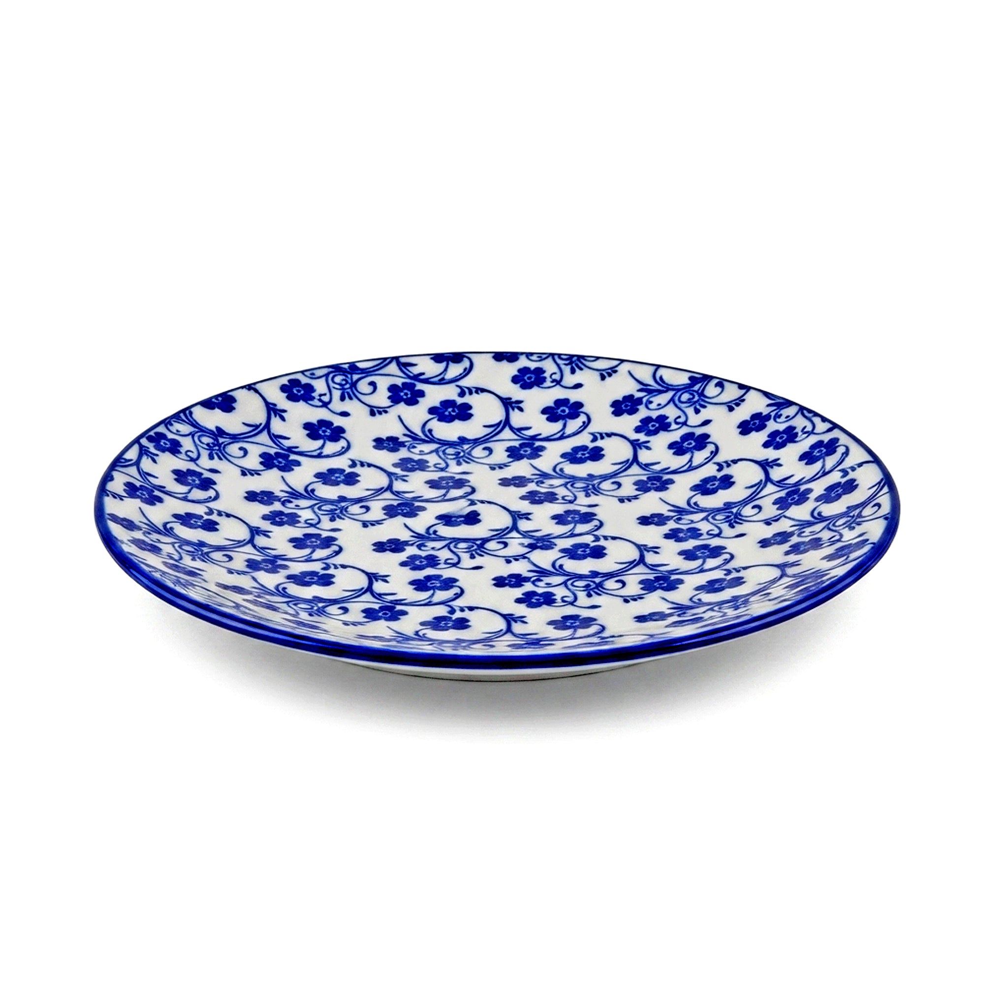 Gupan 7-Inch Matt Marble Flat Quarter Plate