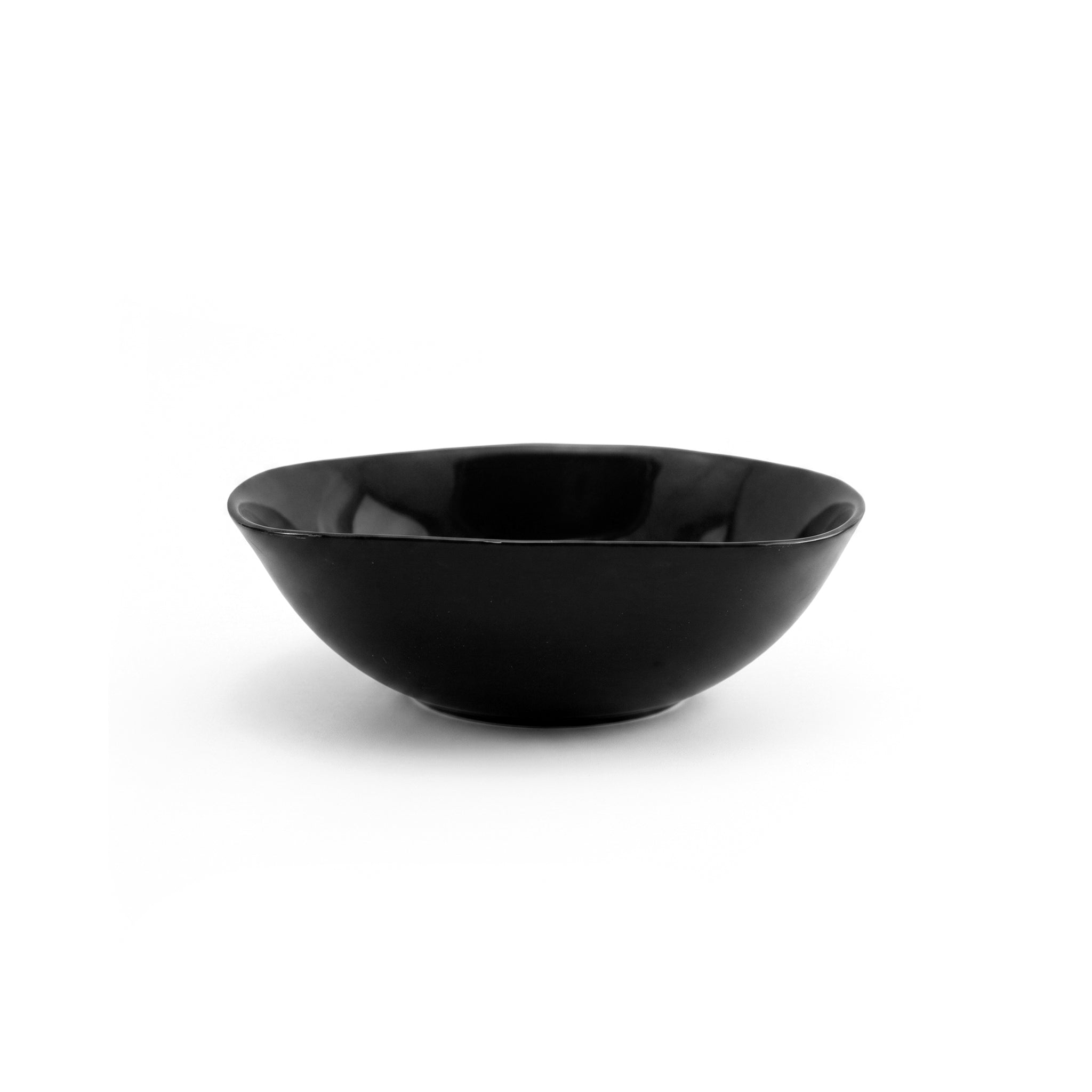 Home table Matt Black Marble Square Serving Bowls