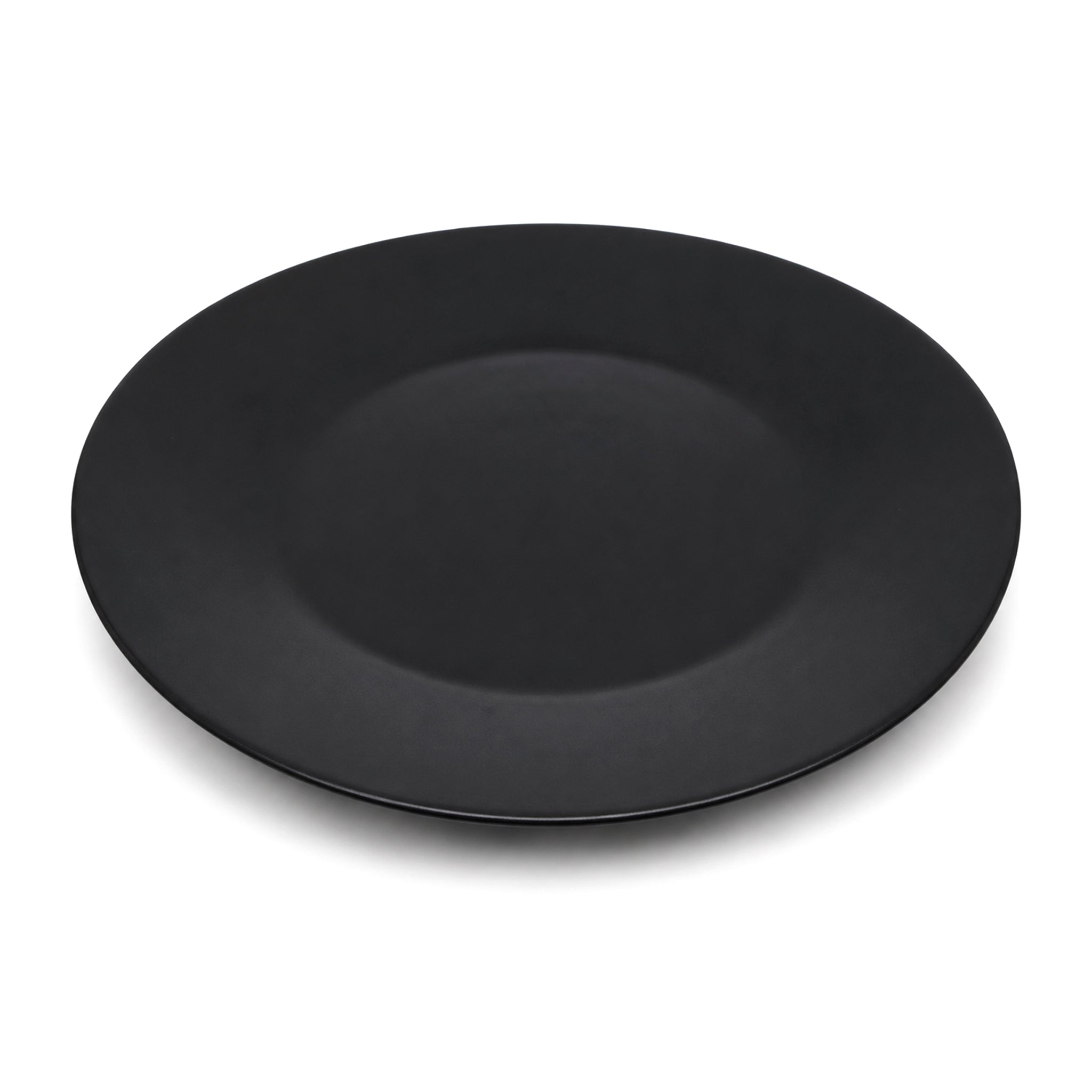 Home Table 10-Inches Black Marble Flat Plates