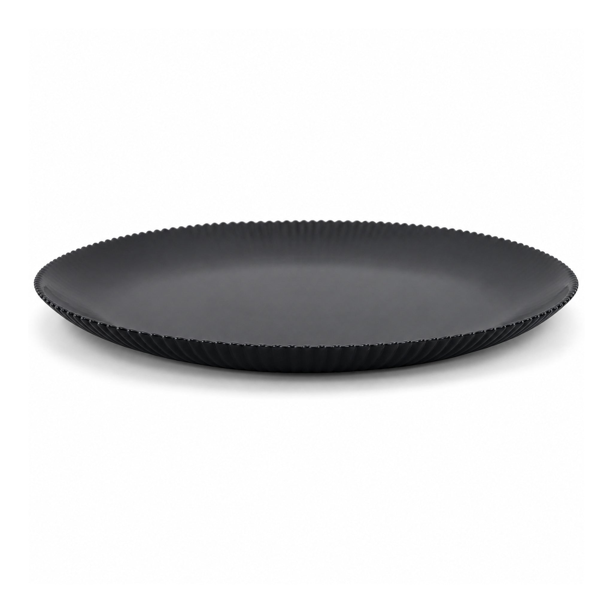 Home Table 10-Inches Black Marble Flat Plates