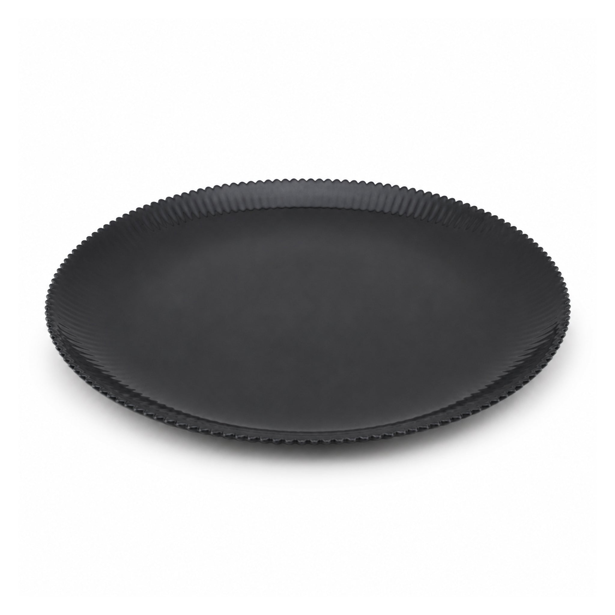 Home Table 10-Inches Black Marble Flat Plates