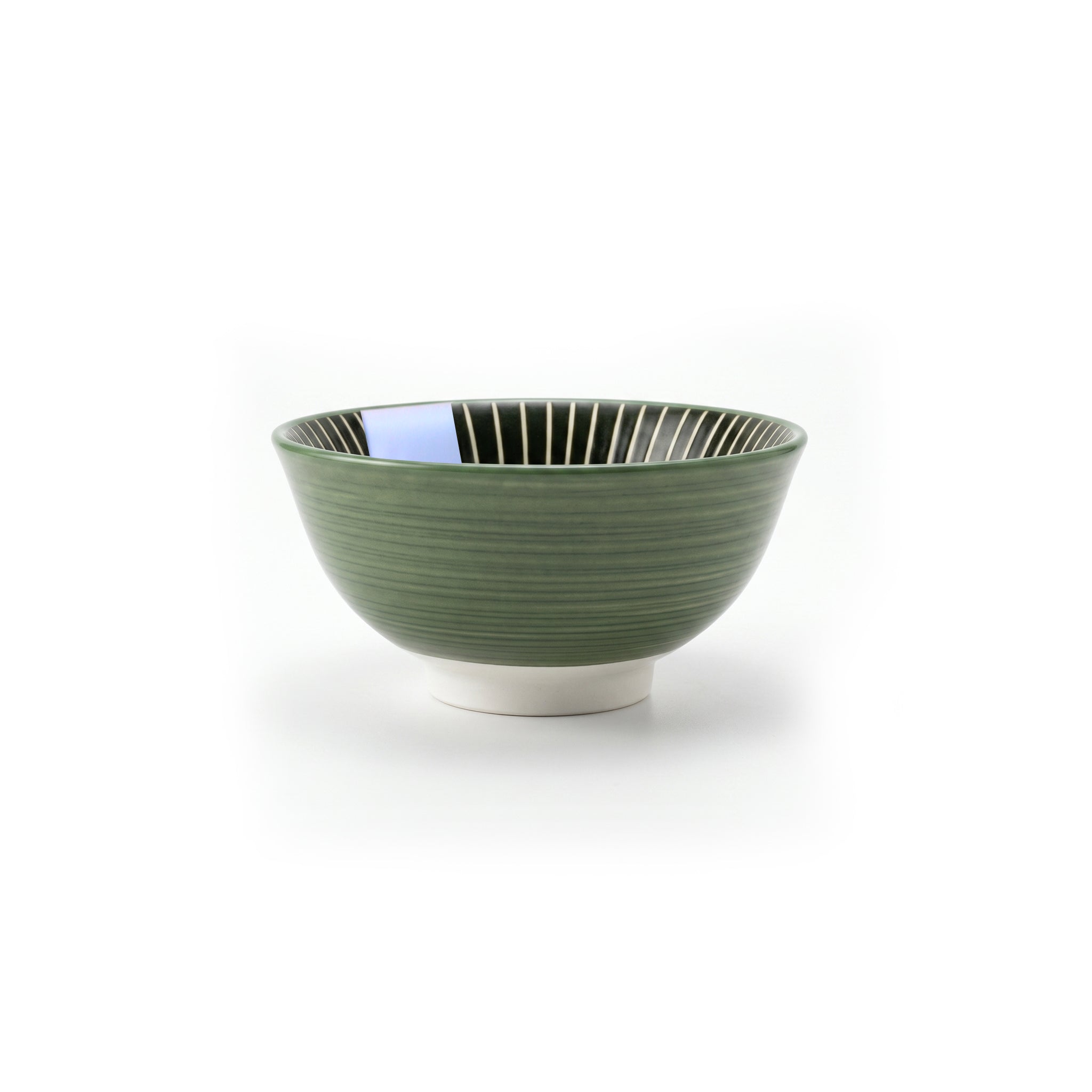 Gupan Leaf Design Matte Green Marble Sweet Bowls