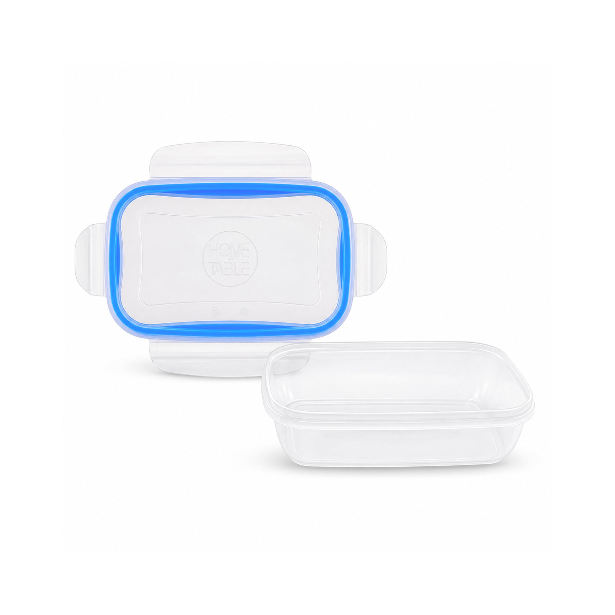 Home Table 0.8-Liter 780g Plastic Food Containers With Lock Lid