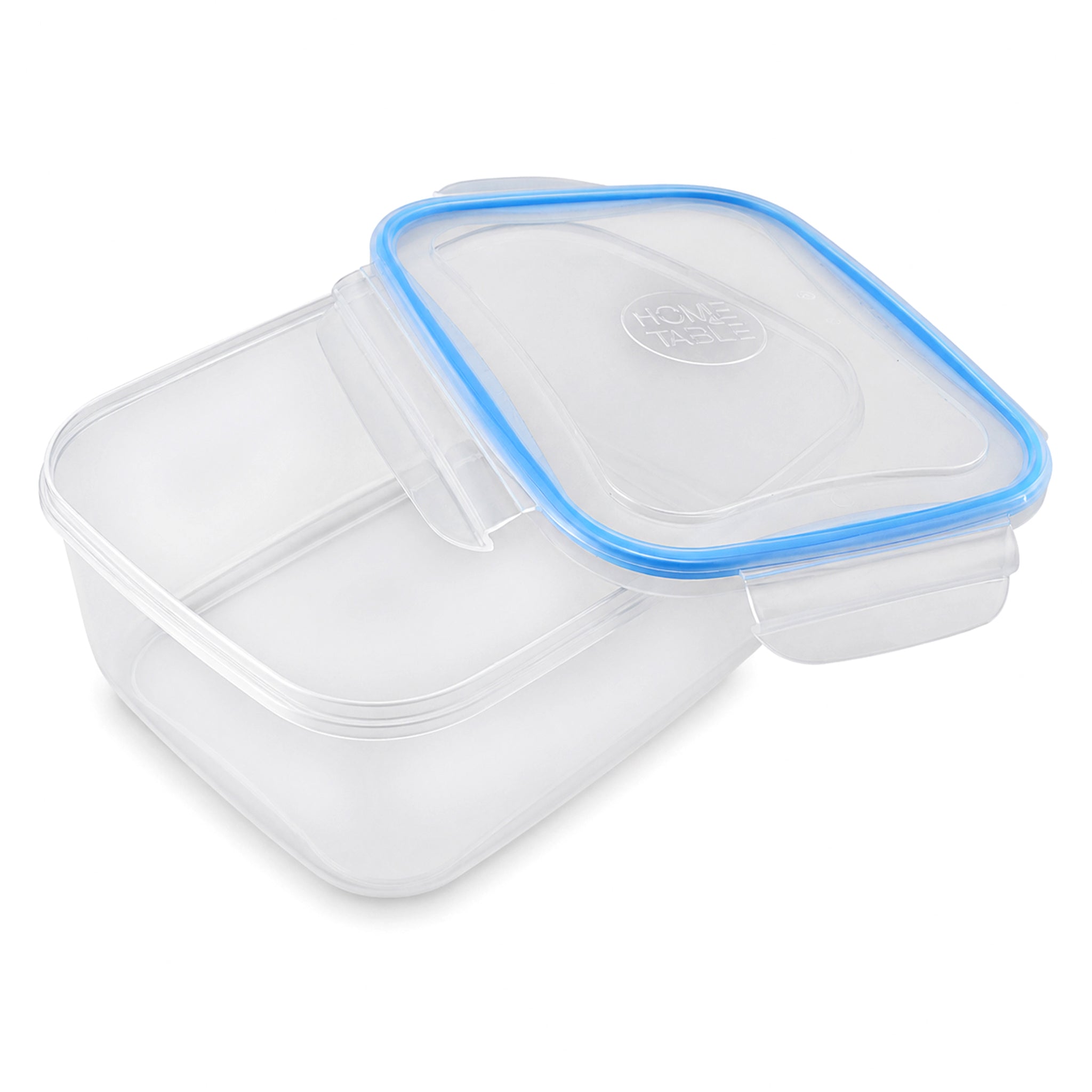 Home Table 5.0-Liter 4.75Kg Light Blue Plastic Food Container With Lock Lid