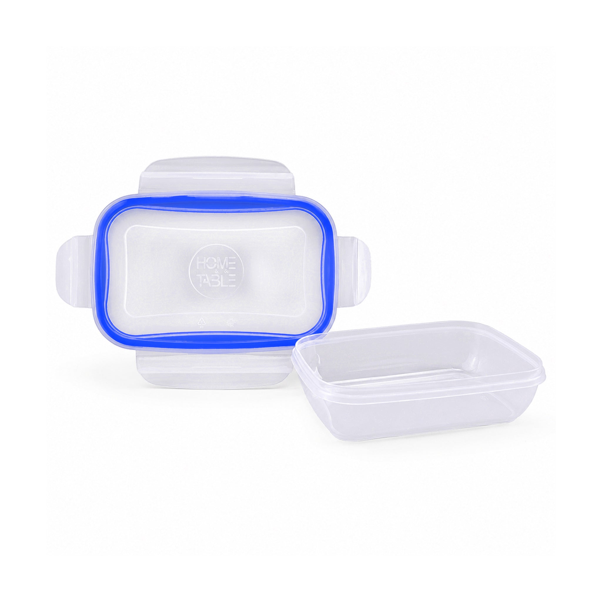 Home Table 0.8-Liter 780g Plastic Food Containers With Lock Lid