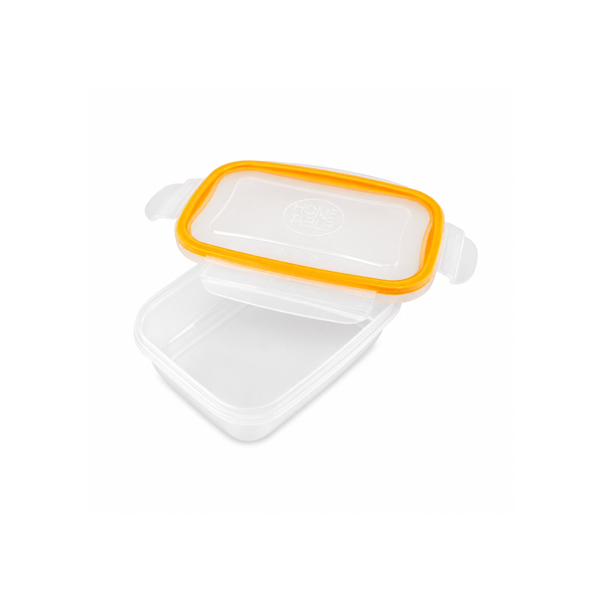 Home Table 0.8-Liter 780g Plastic Food Containers With Lock Lid