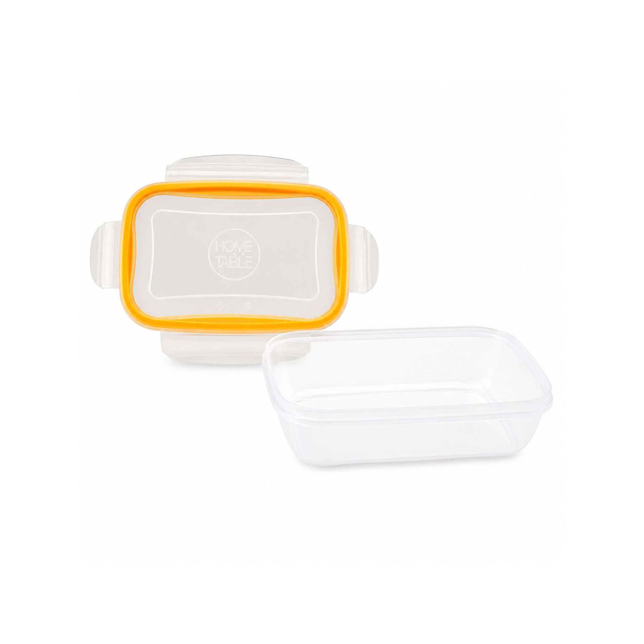 Home Table 0.8-Liter 780g Plastic Food Containers With Lock Lid