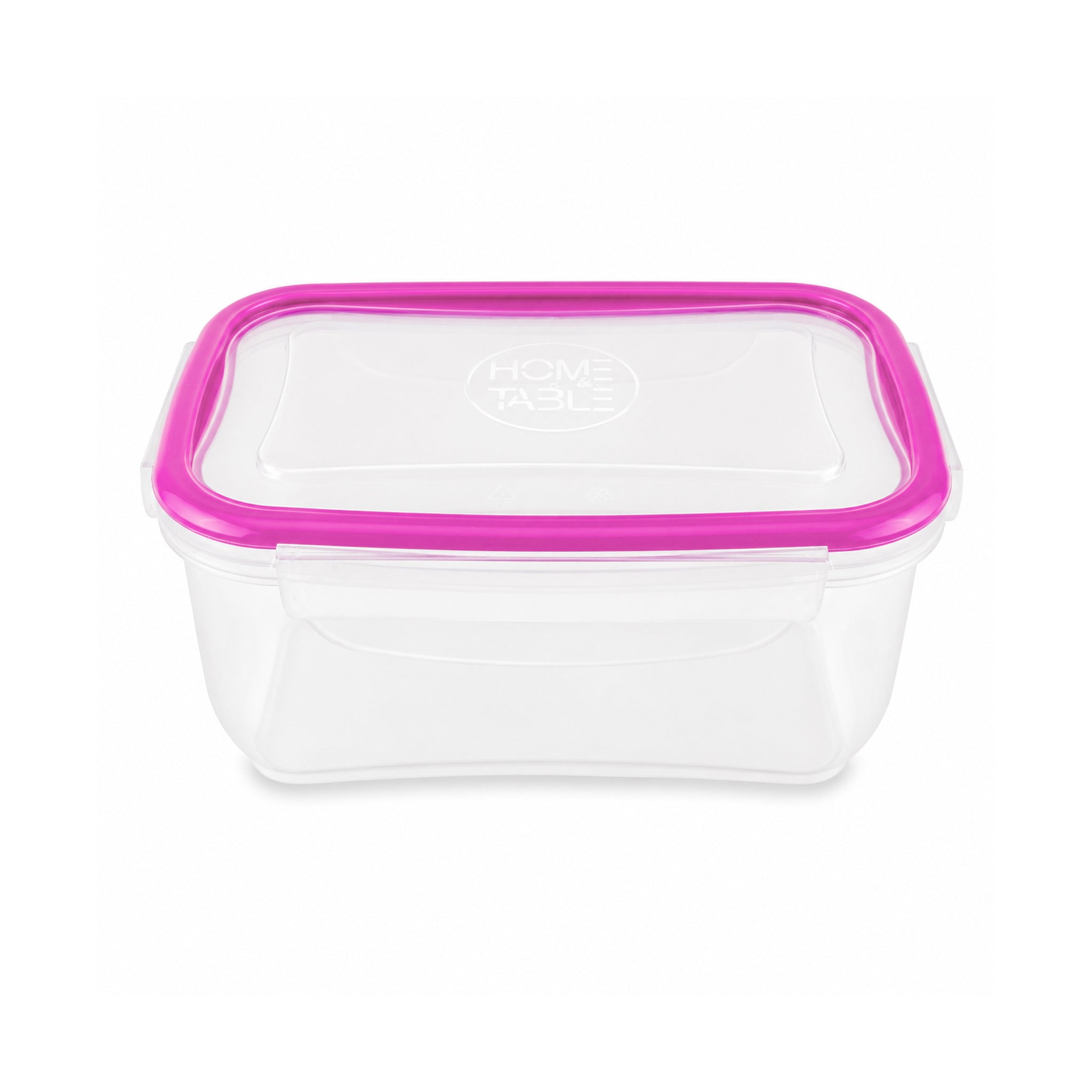 Home Table 1.5-Liter 1.4Kg Plastic Food Containers With Lock Lid