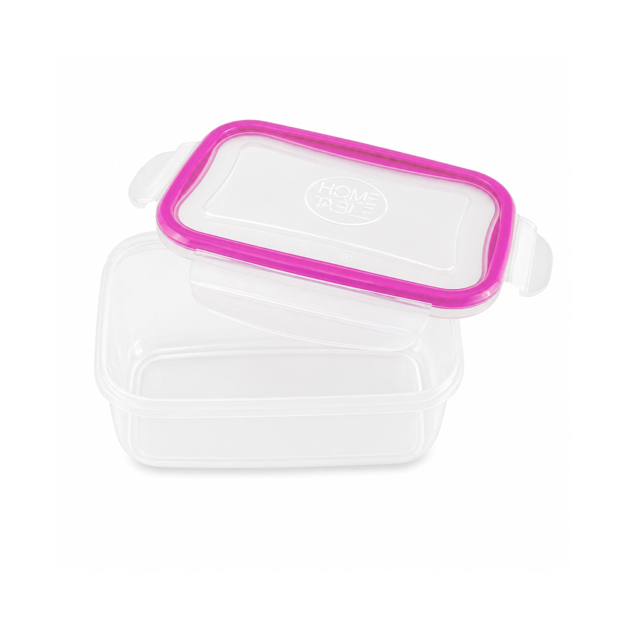 Home Table 1.5-Liter 1.4Kg Plastic Food Containers With Lock Lid