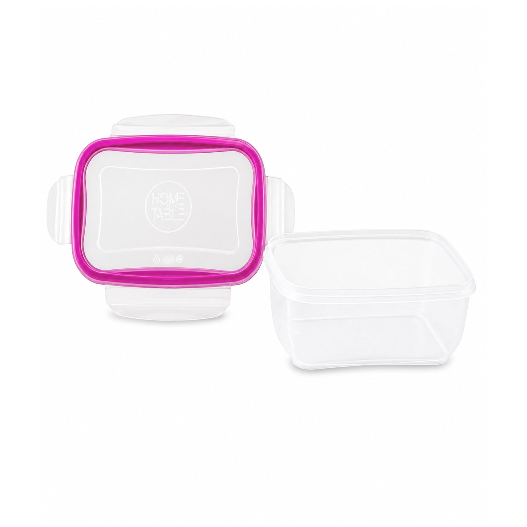 Home Table 1.5-Liter 1.4Kg Plastic Food Containers With Lock Lid