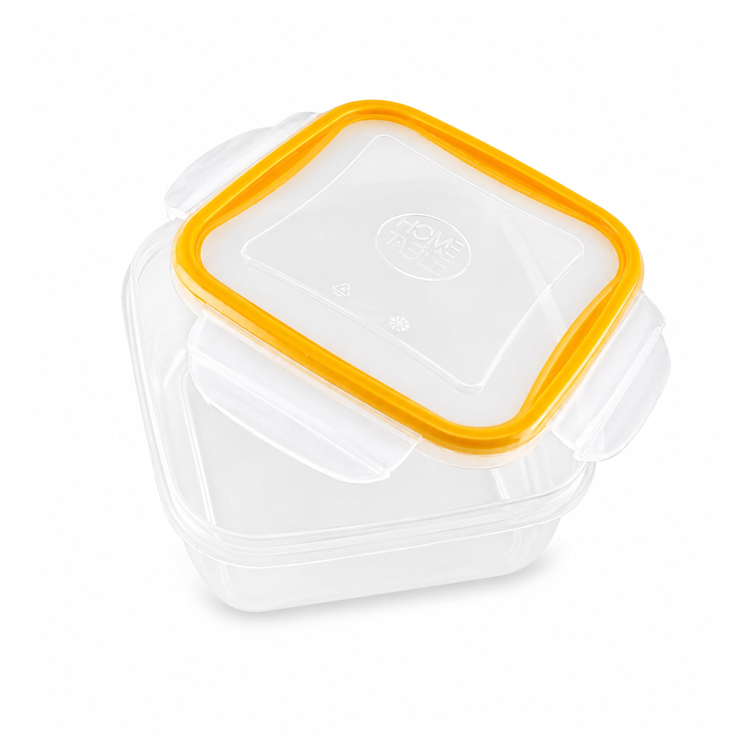 Home Table 1.2-Liter 1.1Kg Plastic Food Containers With Lock Lid