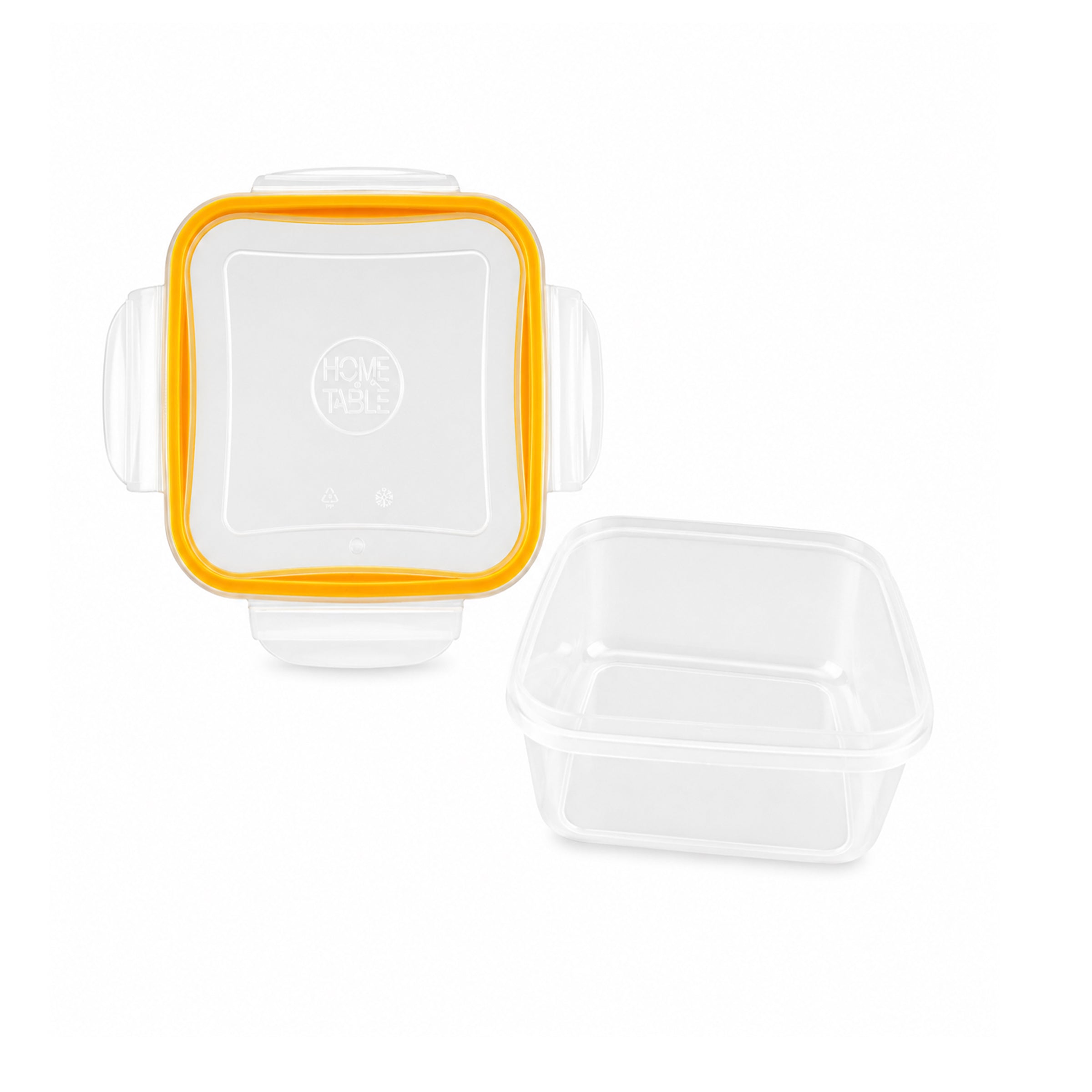 Home Table 1.2-Liter 1.1Kg Plastic Food Containers With Lock Lid
