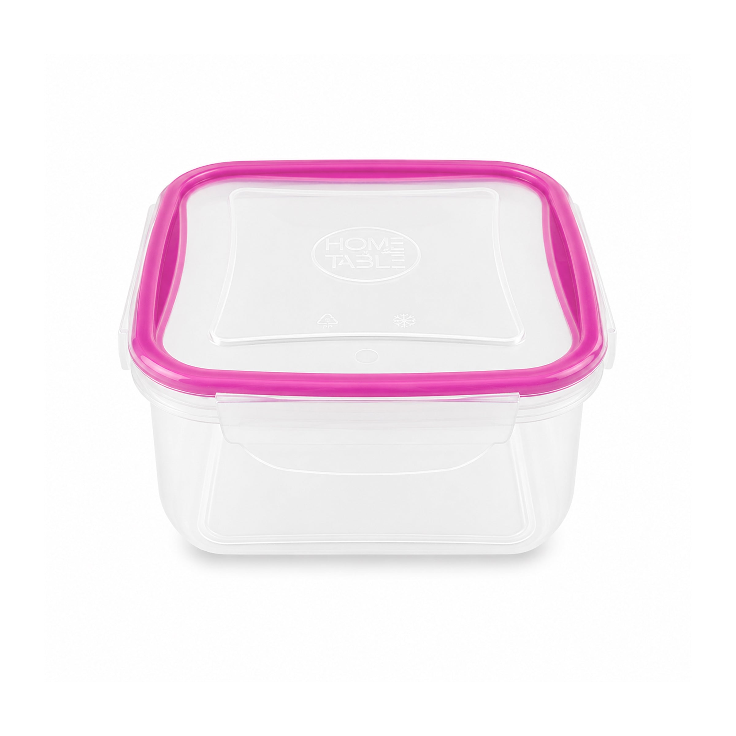Home Table 1.2-Liter 1.1Kg Plastic Food Containers With Lock Lid