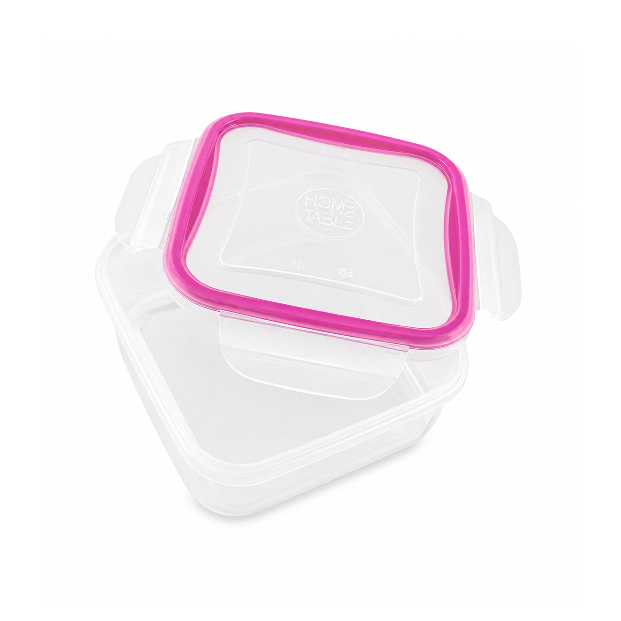 Home Table 1.2-Liter 1.1Kg Plastic Food Containers With Lock Lid