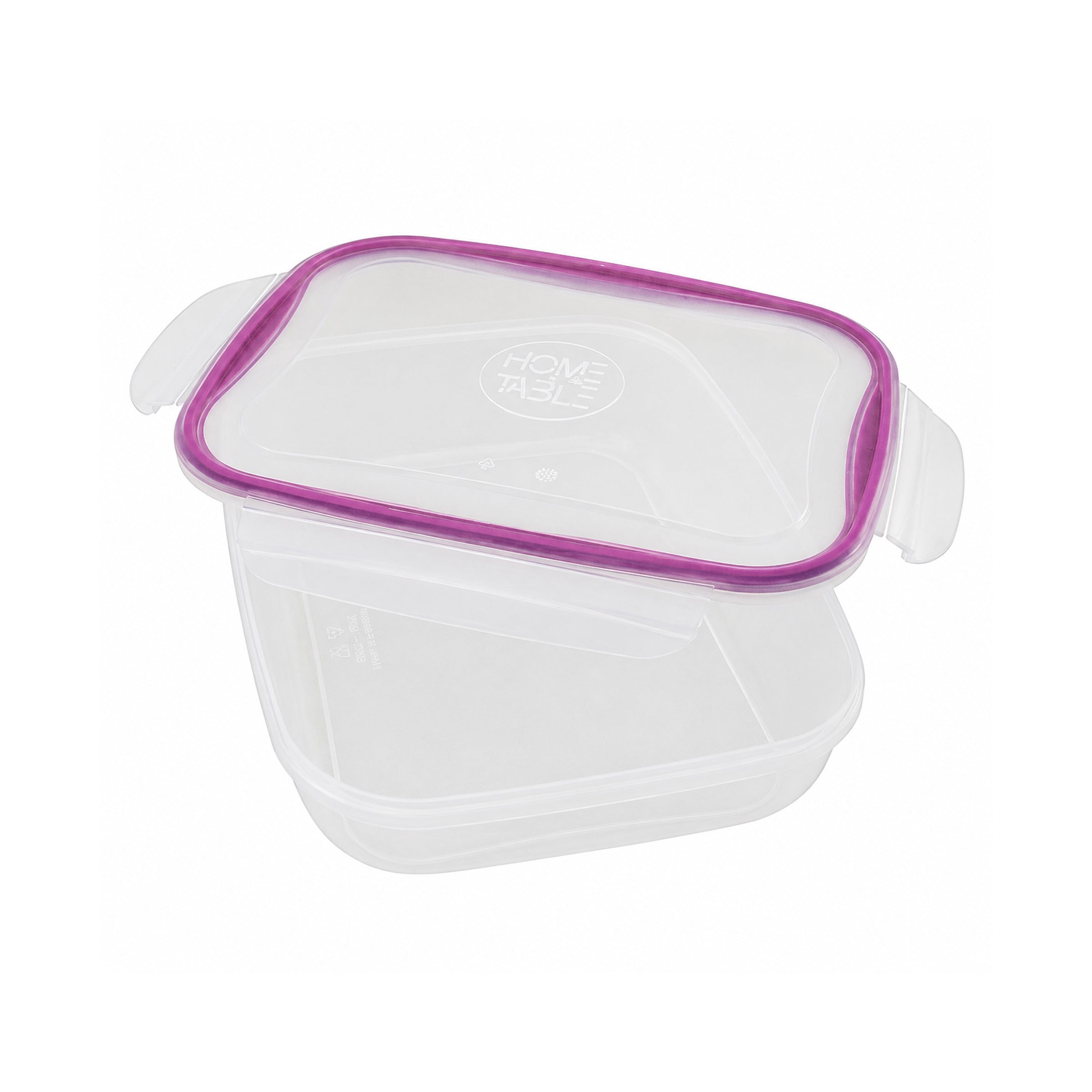 Home Table 3.45-Liter 3.3Kg Plastic Food Container With Lock Lid
