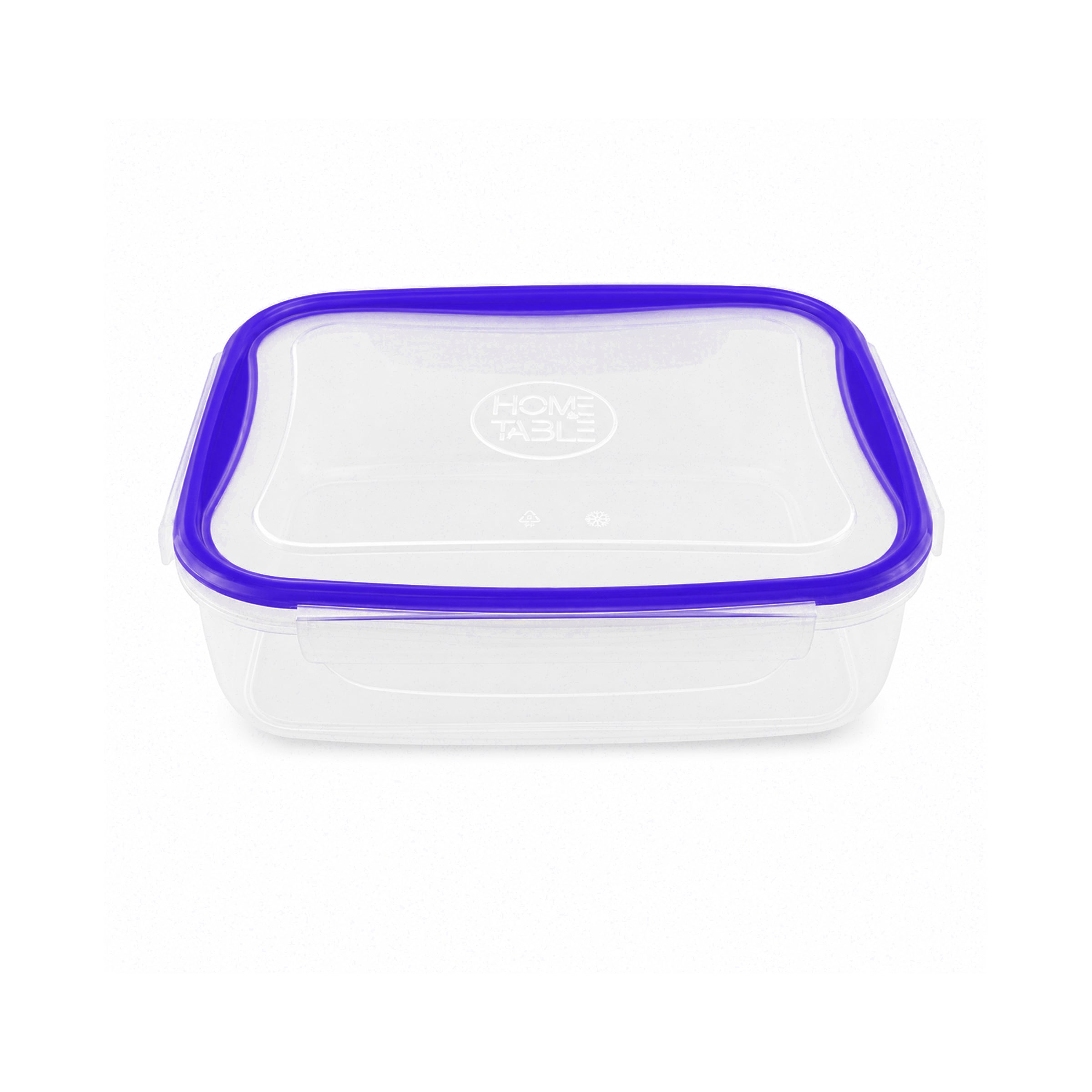 Home Table 3.45-Liter 3.3Kg Plastic Food Container With Lock Lid