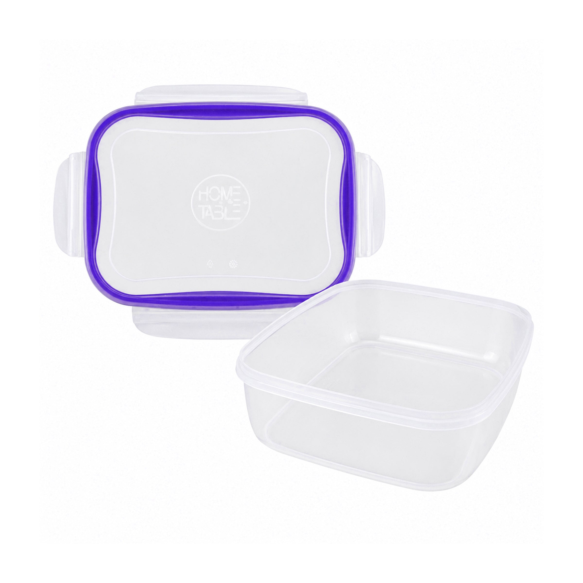 Home Table 3.45-Liter 3.3Kg Plastic Food Container With Lock Lid