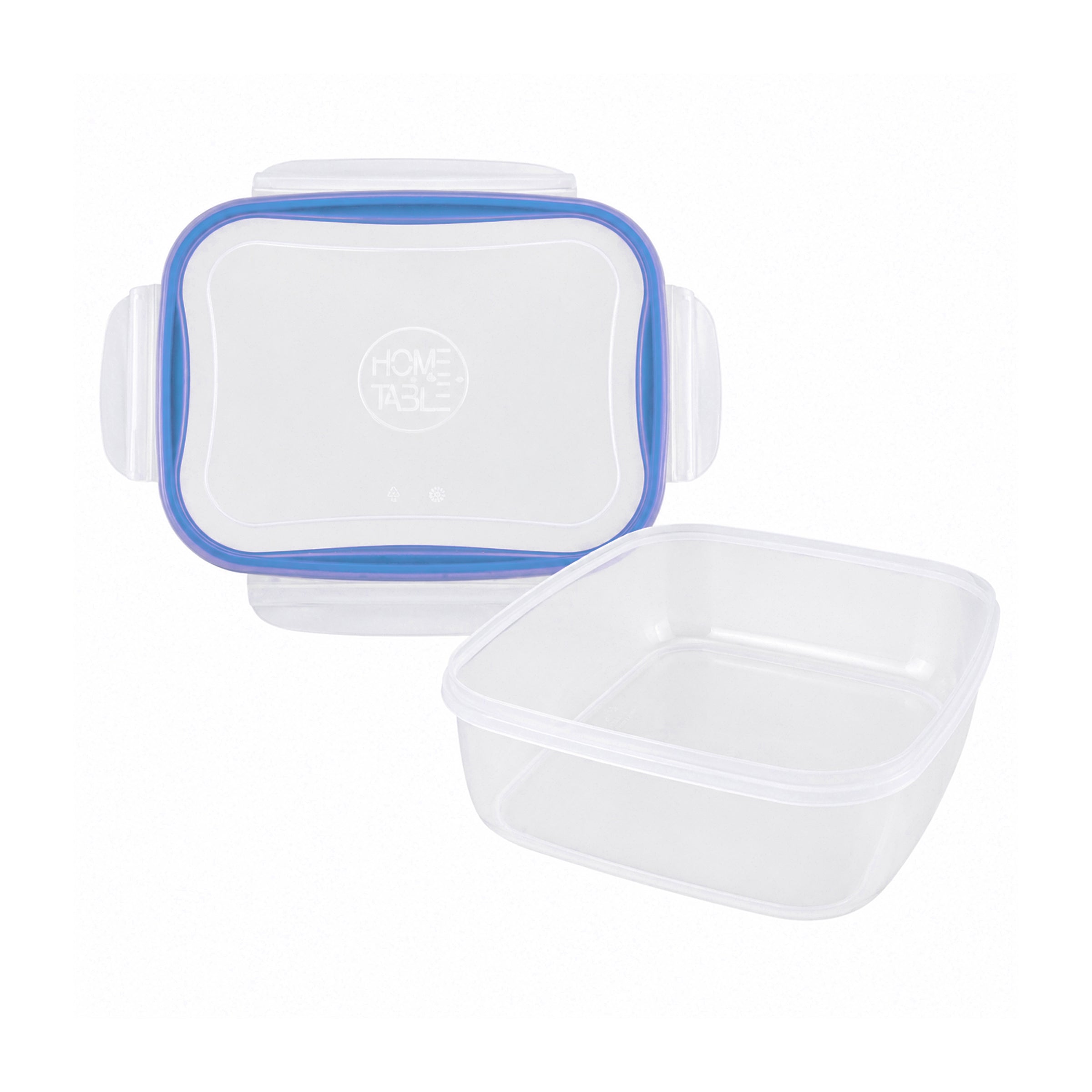Home Table 3.45-Liter 3.3Kg Plastic Food Container With Lock Lid