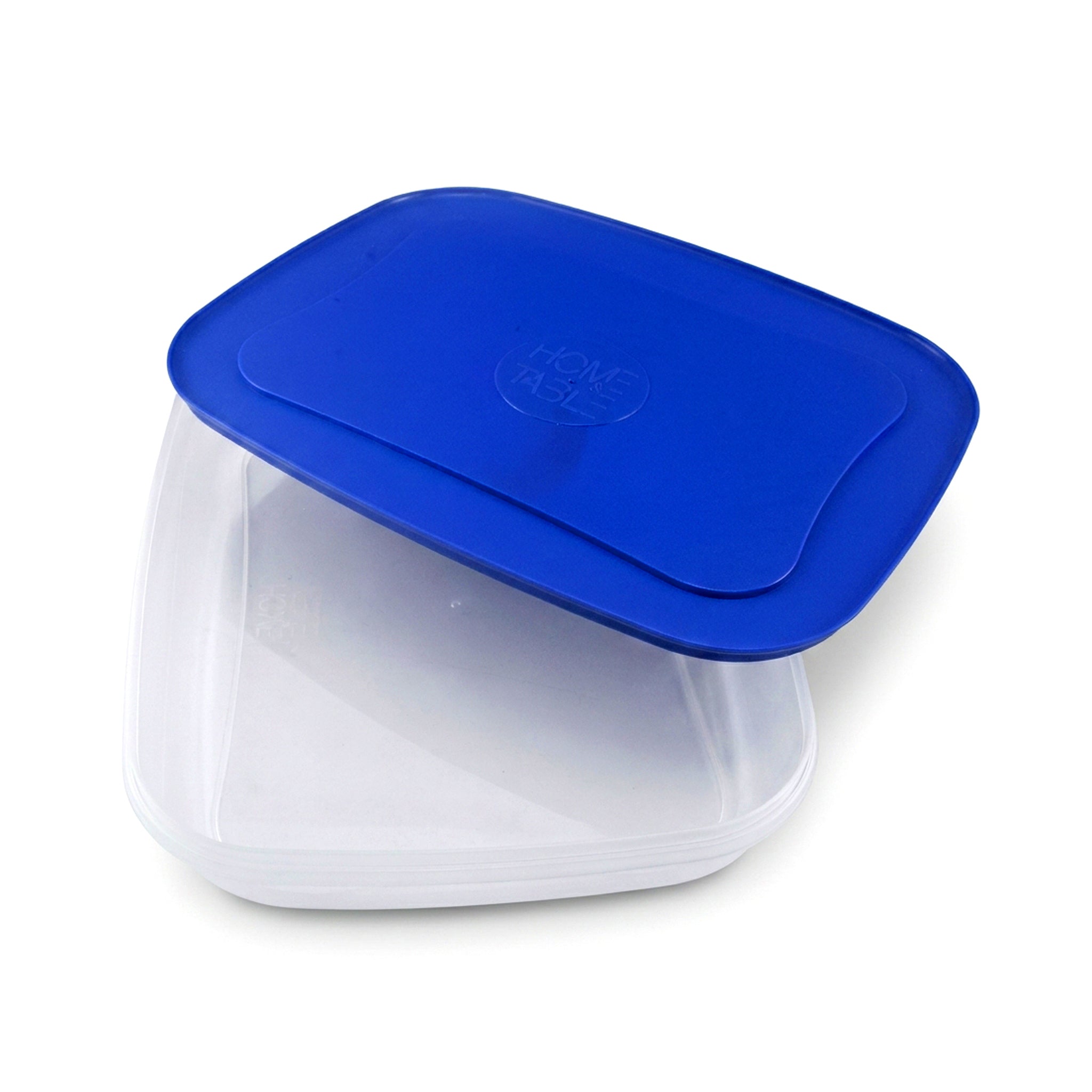 Home Table 2.65-Liter 2.5Kg Blue Plastic Food Container