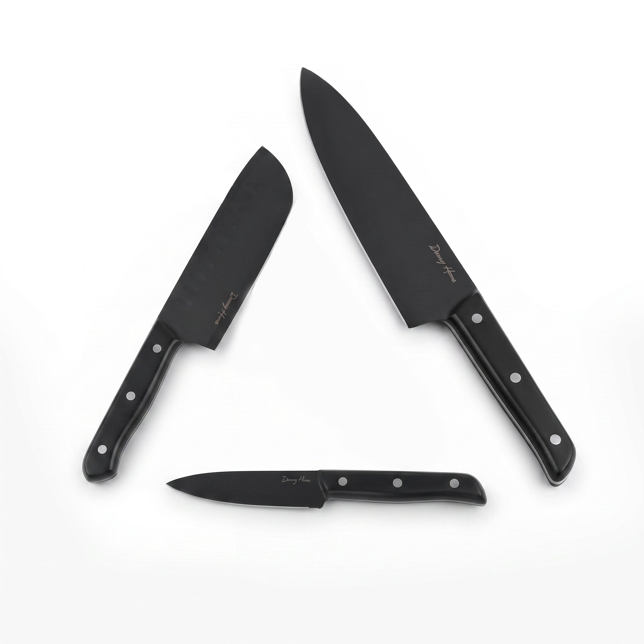 Danny Home Triple Reverted Kitchen Knife Set