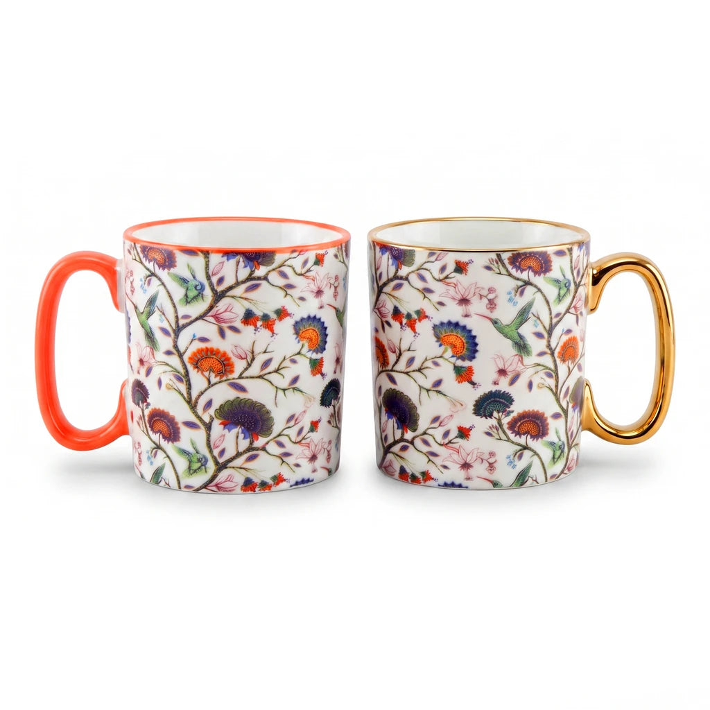 Danny Home 2-Piece Porcelain Mug - 450 ML | Bird & Blossom