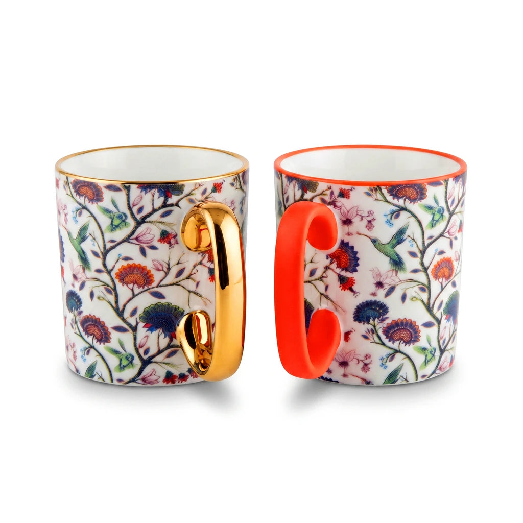 Danny Home 2-Piece Porcelain Mug - 450 ML | Bird & Blossom