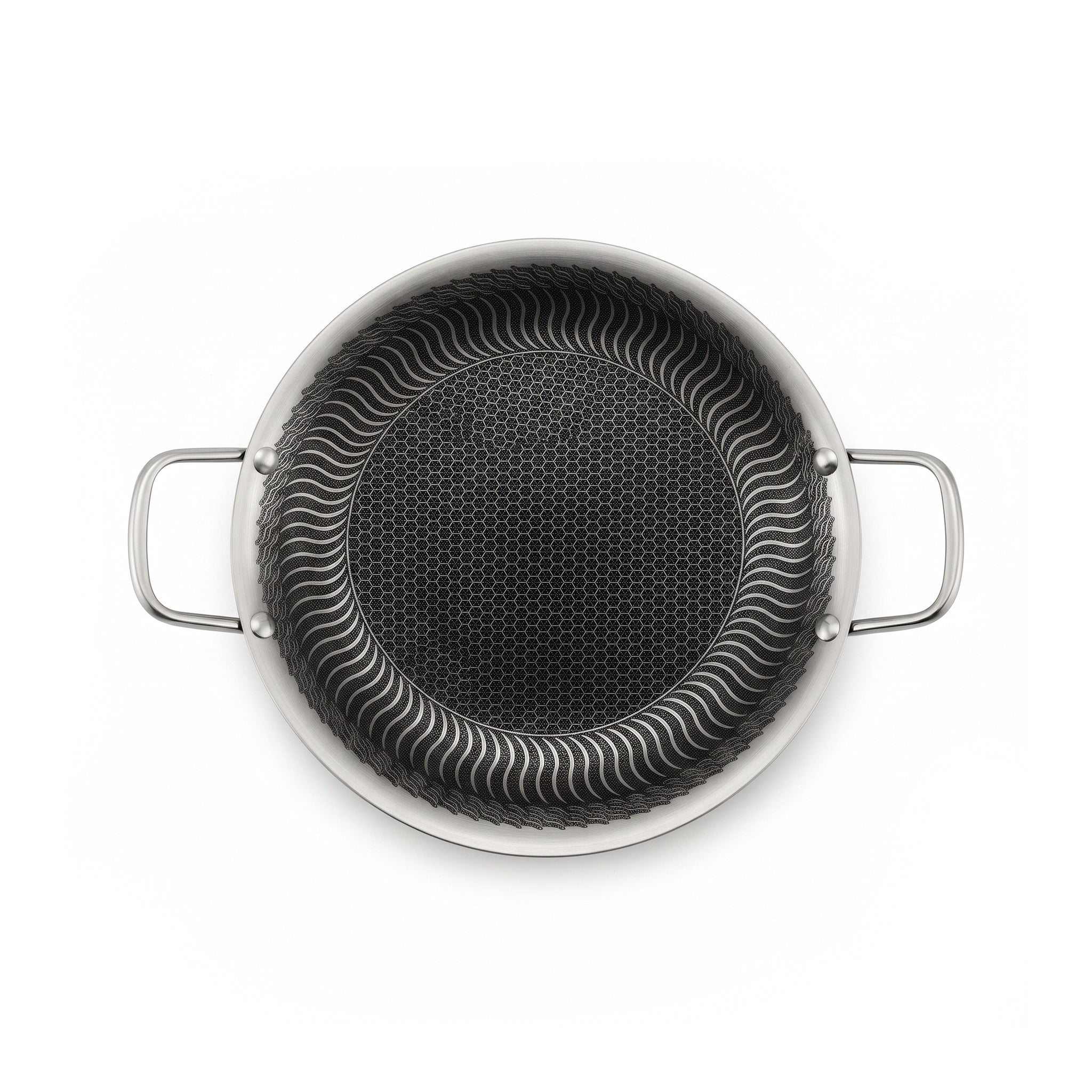 Flanek Stainless Steel Black And White Laser Coating Induction Griddles