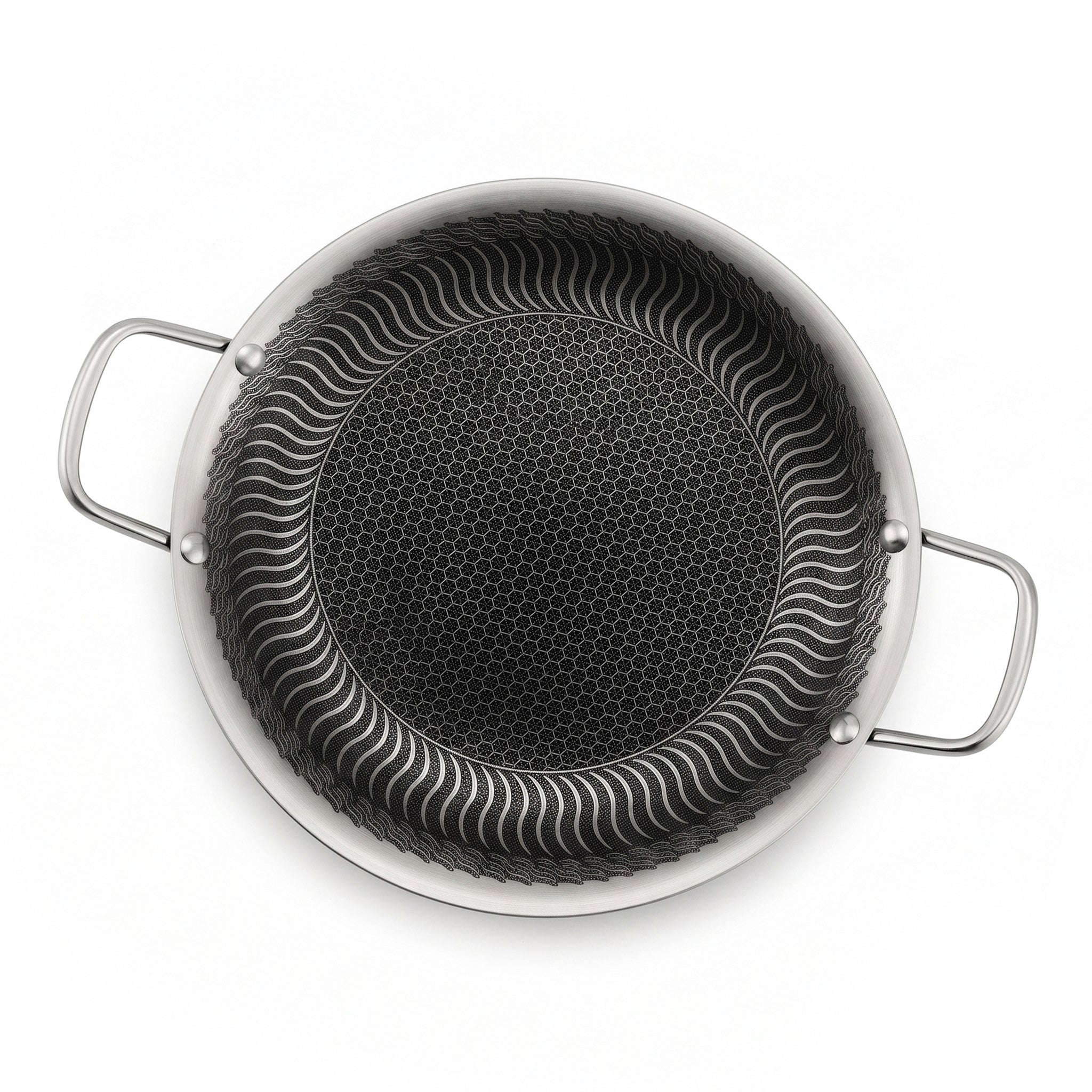 Flanek Stainless Steel Black And White Laser Coating Induction Griddles